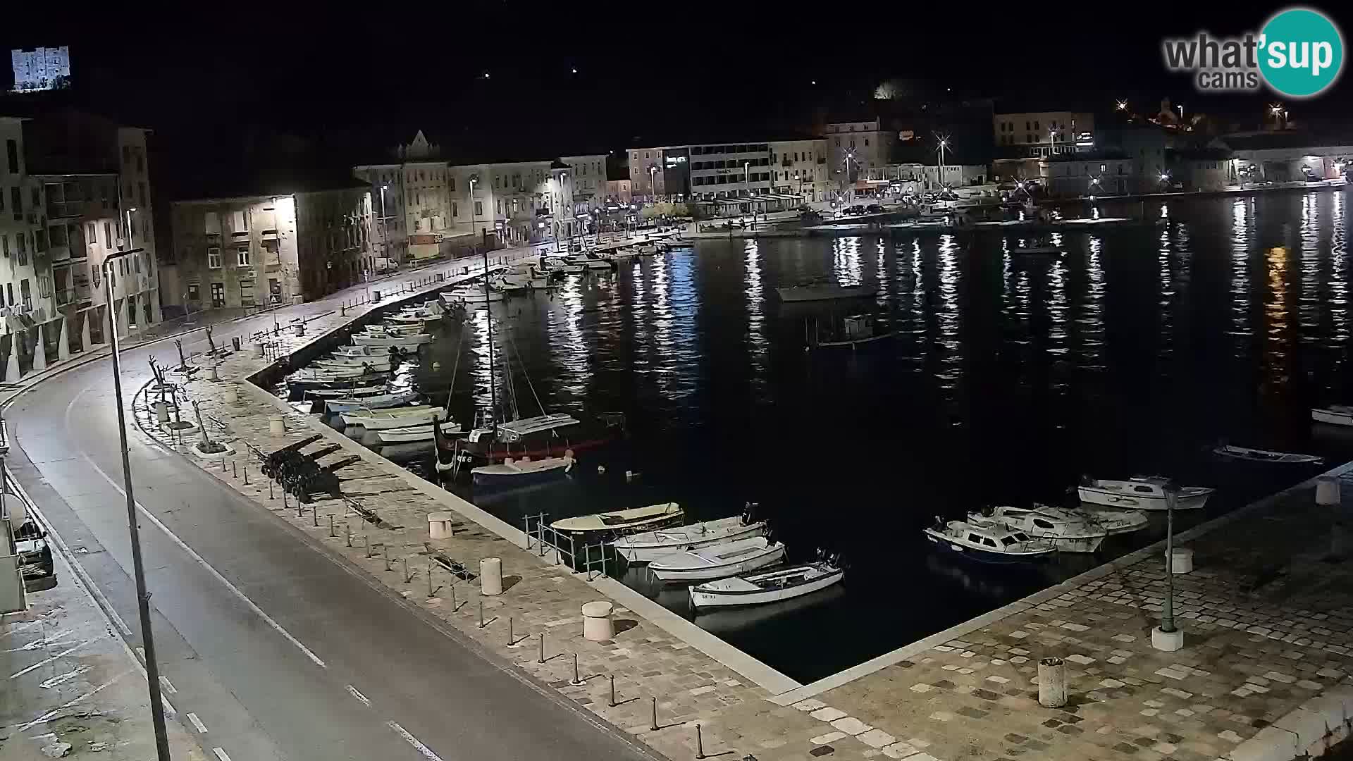 Senj camera en vivo – Vista panorámica de Senj riva