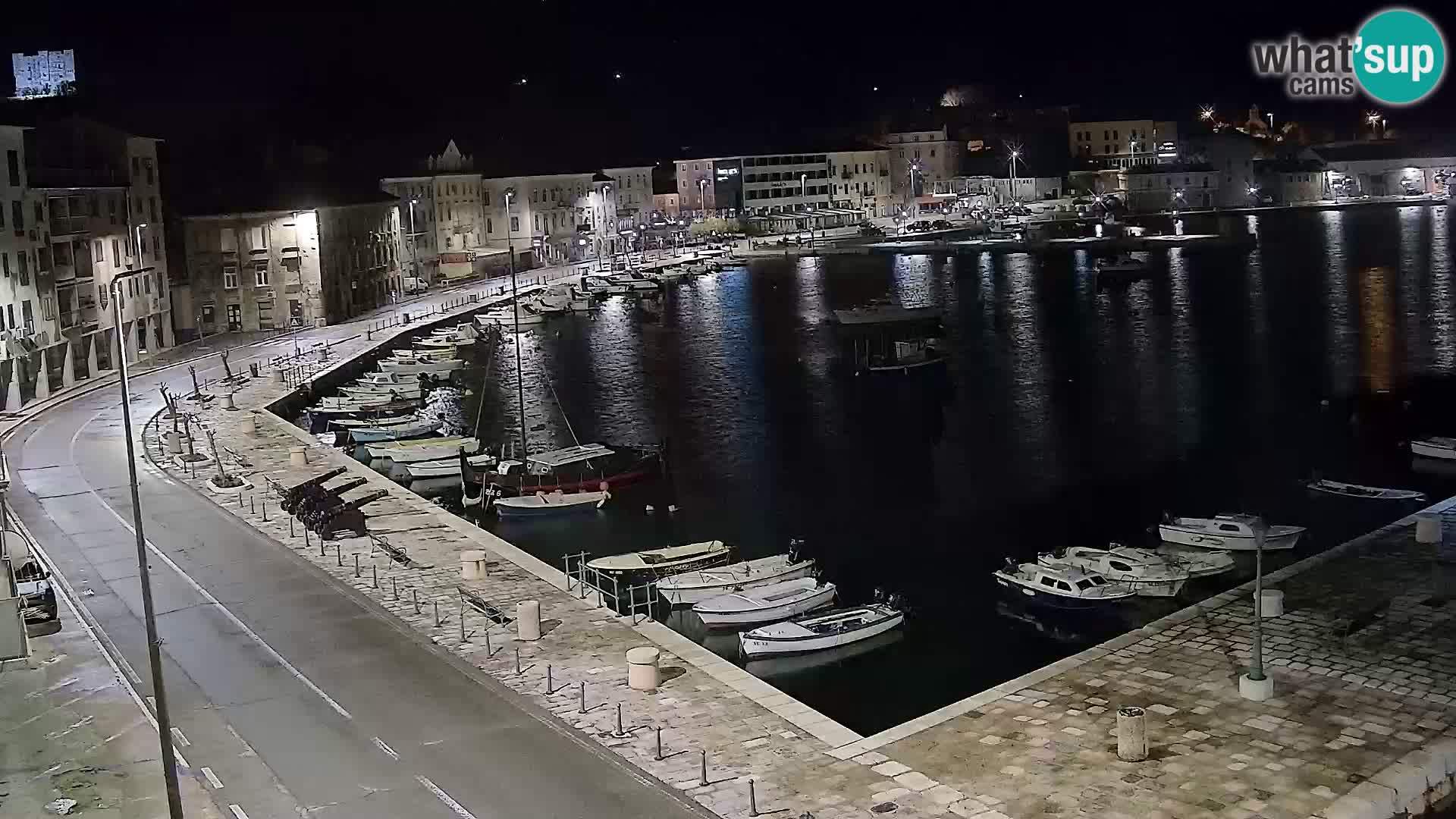 Senj Webcam – Panoramic view of Senj riva