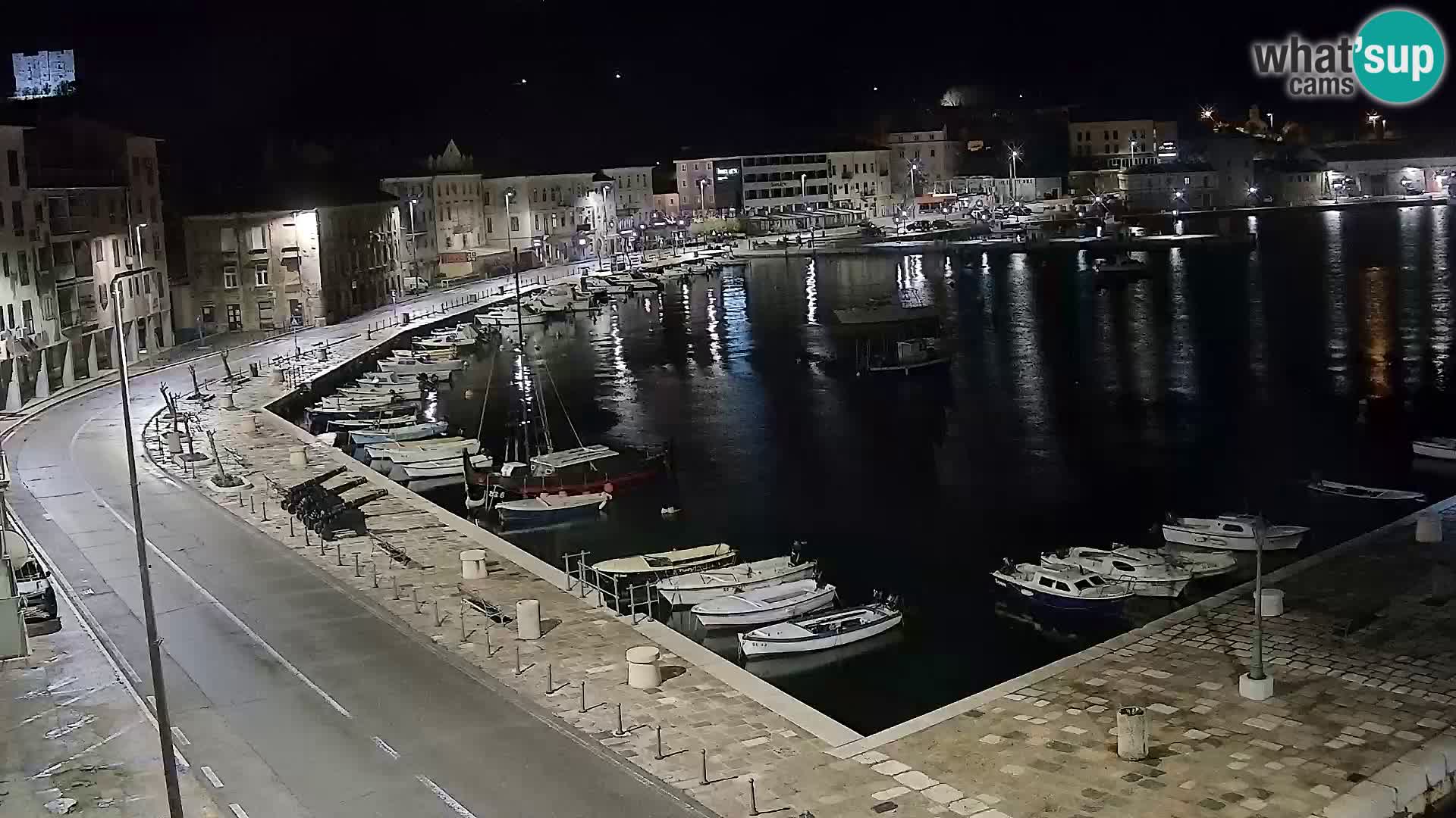 Senj camera en vivo – Vista panorámica de Senj riva
