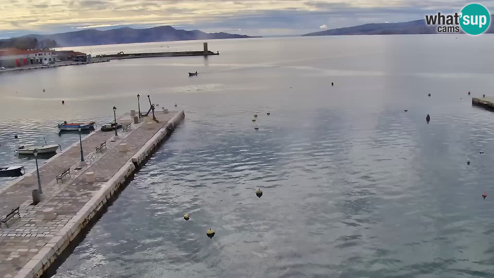 Webcam Segna – Panorama dell’lungomare di Senj