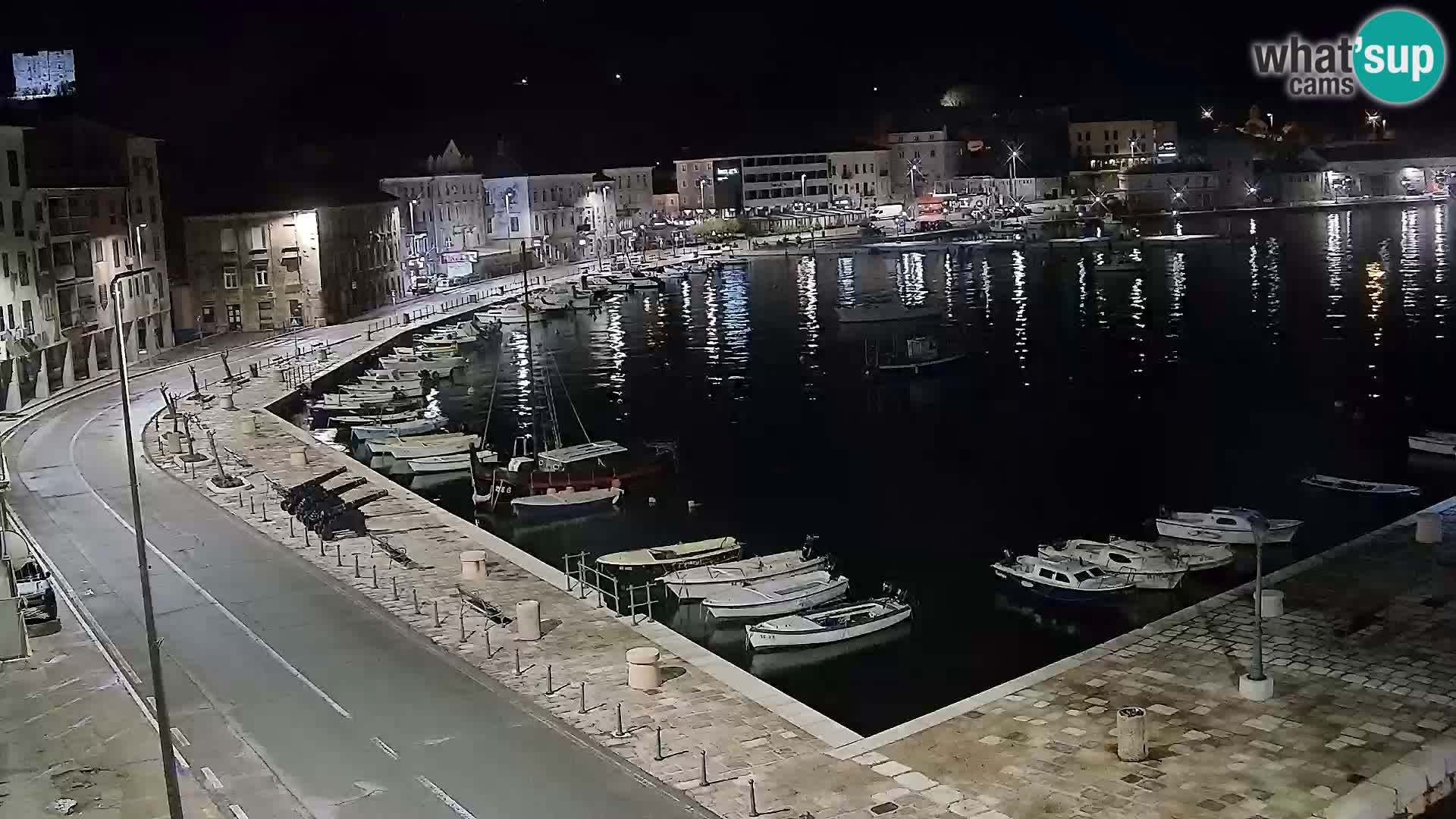 Senj camera en vivo – Vista panorámica de Senj riva