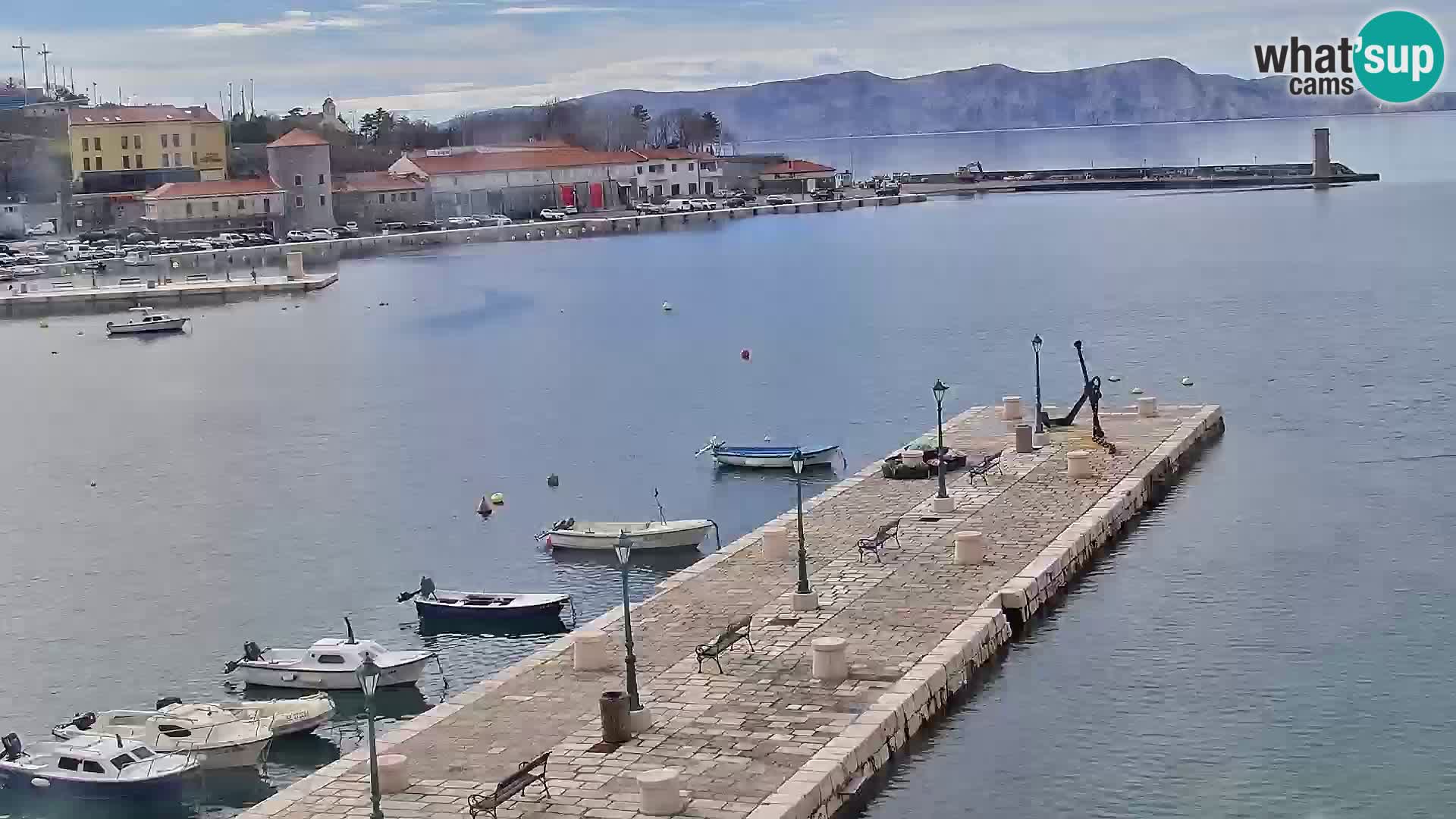 Senj Webcam – Panoramic view of Senj riva