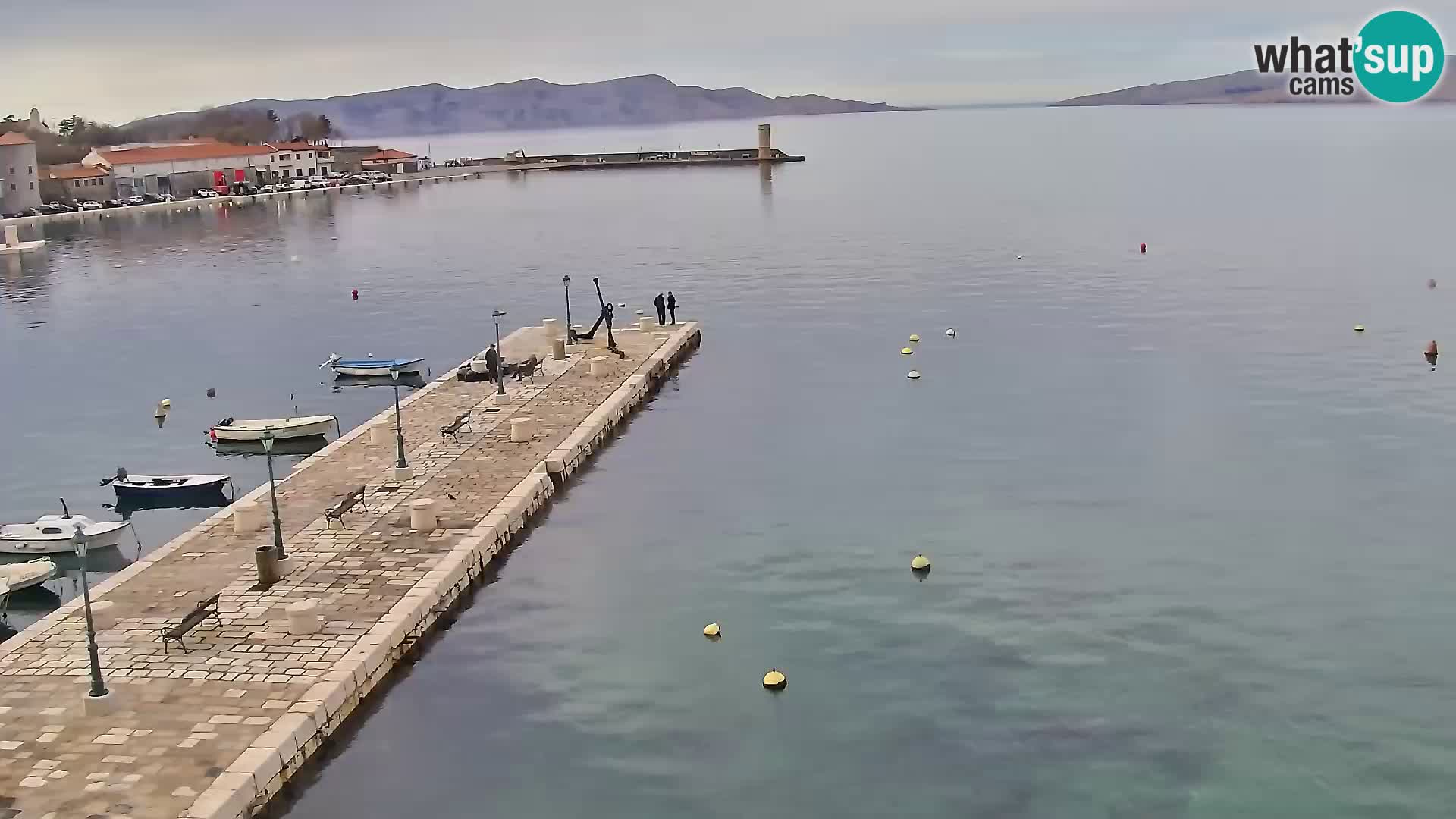 Webcam Segna – Panorama dell’lungomare di Senj