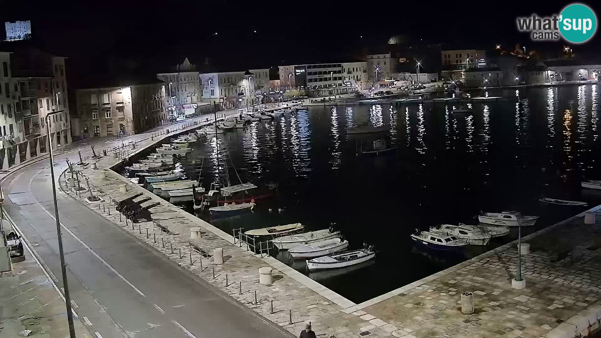 Senj camera en vivo – Vista panorámica de Senj riva