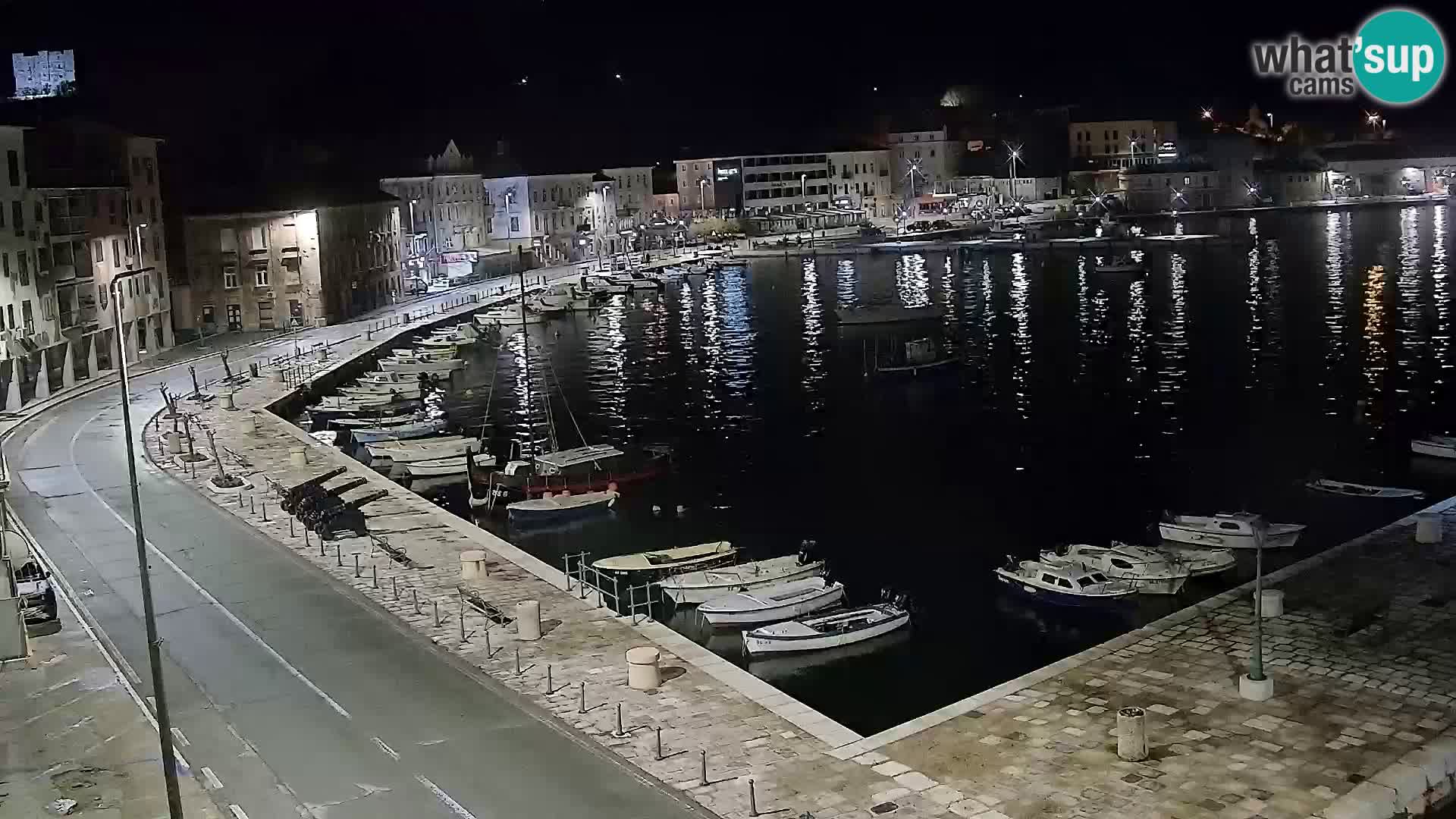 Senj camera en vivo – Vista panorámica de Senj riva