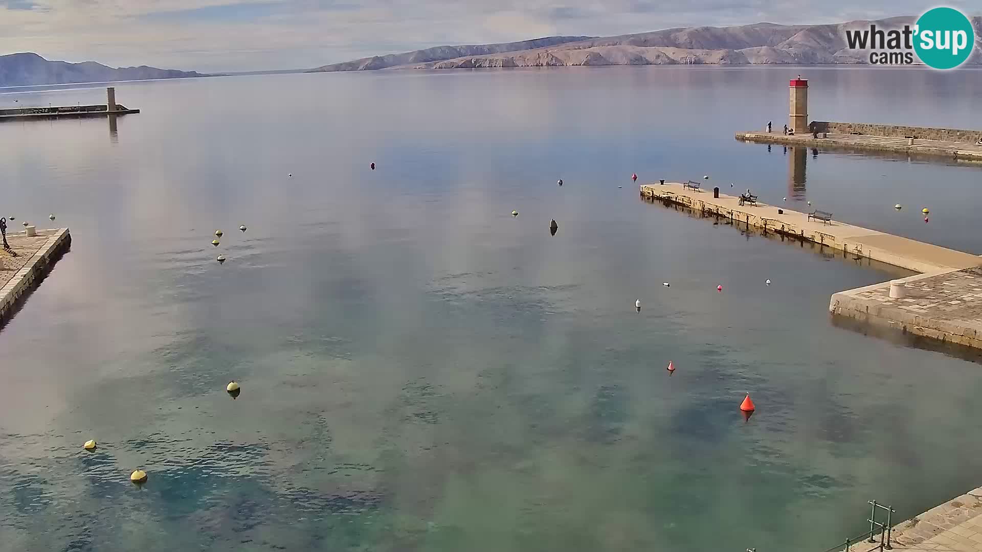 Webcam Segna – Panorama dell’lungomare di Senj