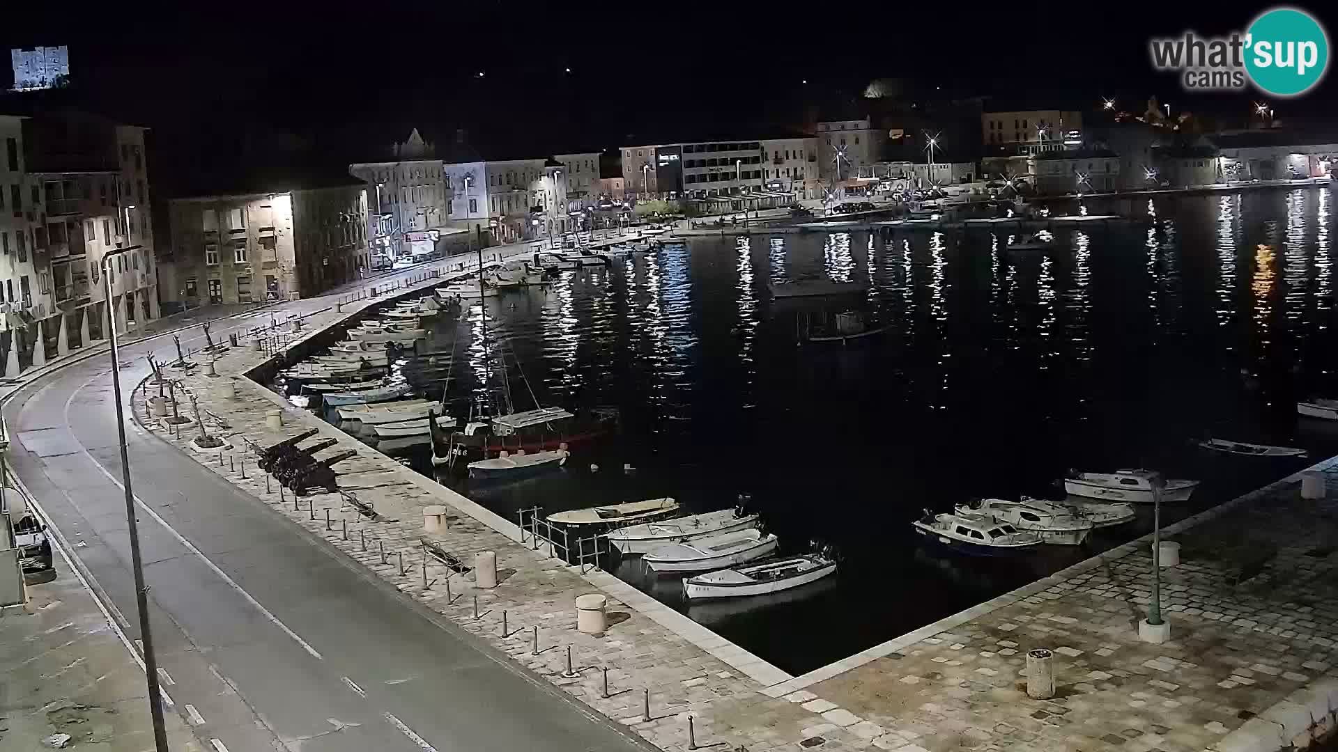 Senj Webcam – Panoramic view of Senj riva