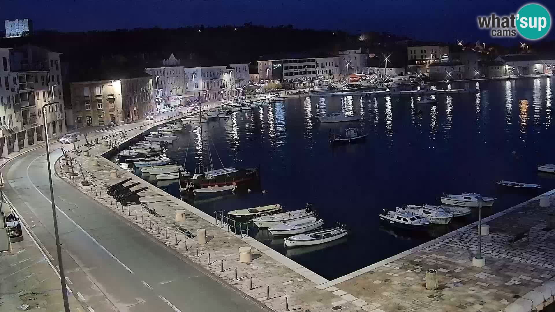 Senj camera en vivo – Vista panorámica de Senj riva