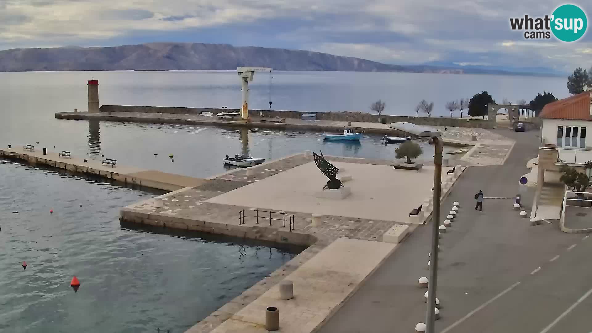 Senj Webcam – Panoramic view of Senj riva