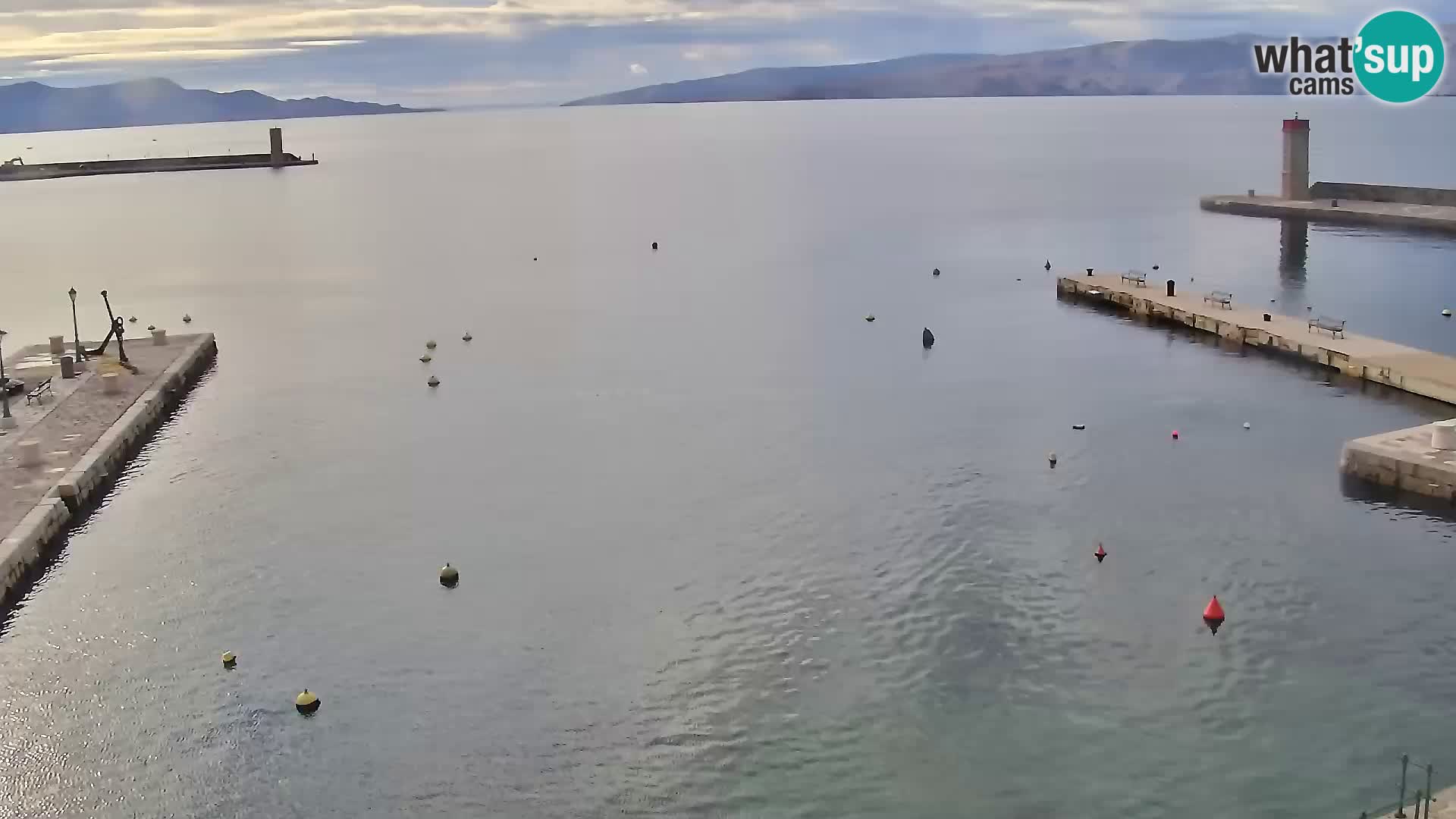 Webcam Segna – Panorama dell’lungomare di Senj