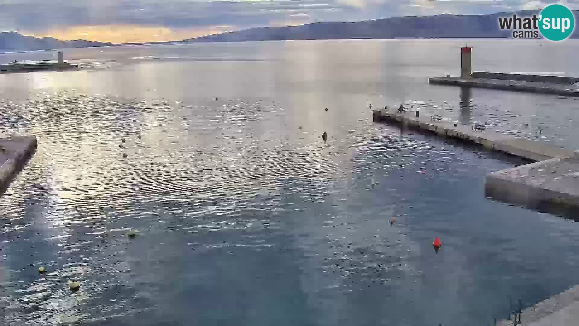 Webcam Segna – Panorama dell’lungomare di Senj