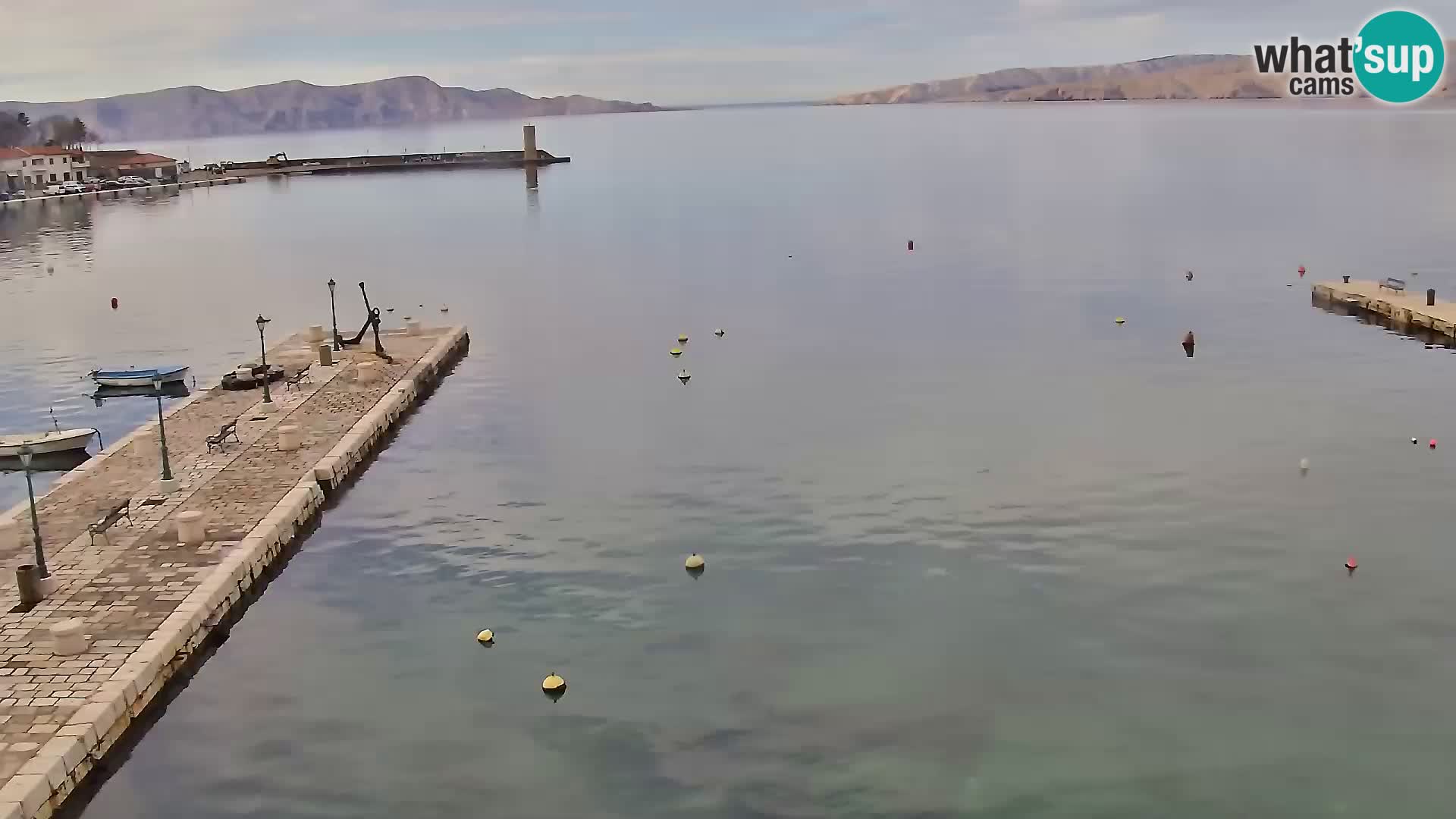 Webcam Segna – Panorama dell’lungomare di Senj