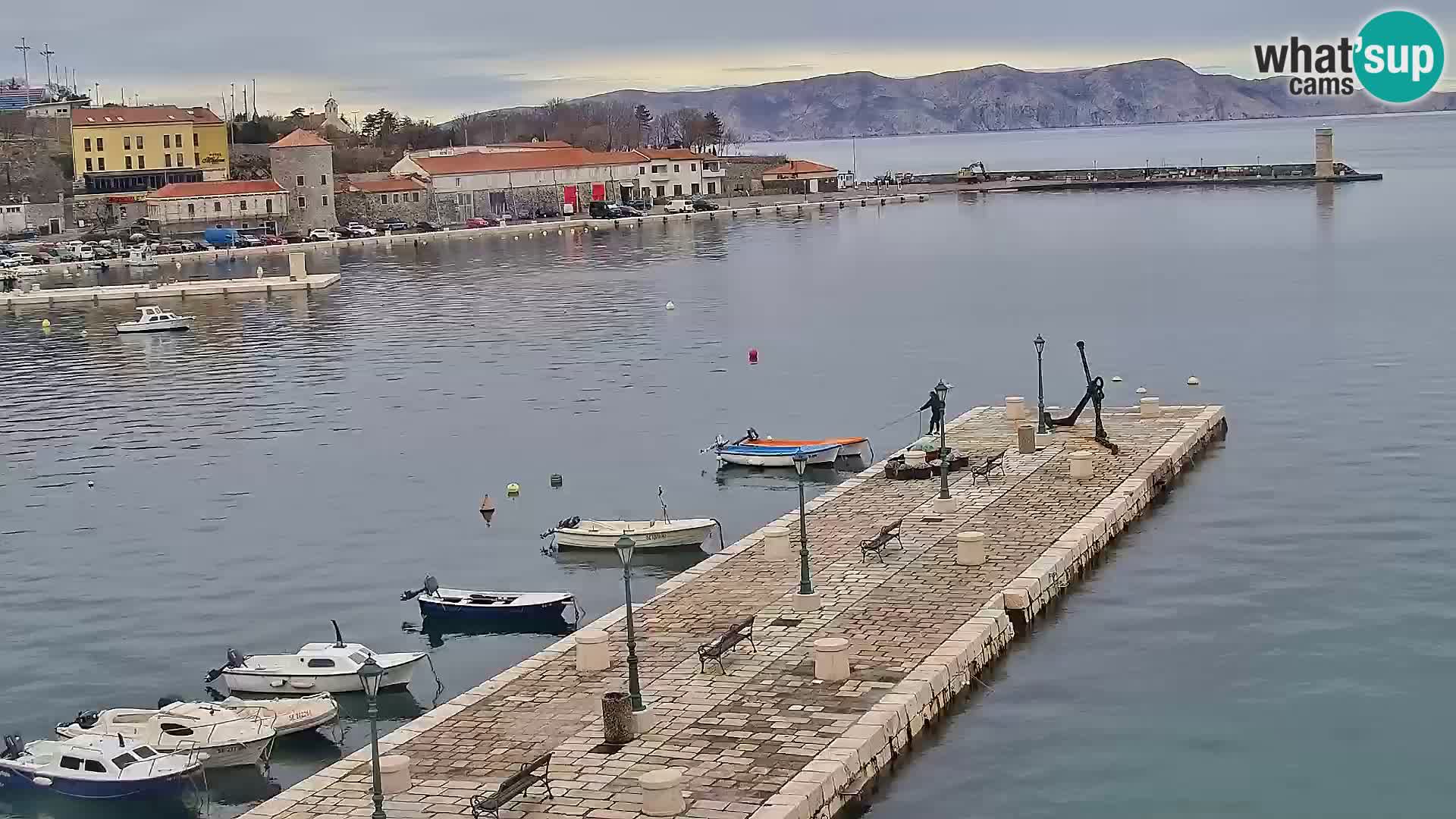 Senj Spletna kamera – pogled na obalo Senja