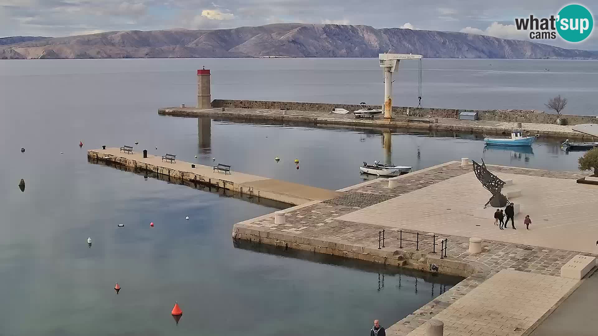 Senj Spletna kamera – pogled na obalo Senja