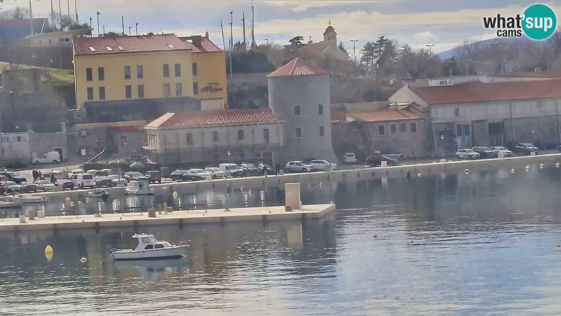 Senj Spletna kamera – pogled na obalo Senja