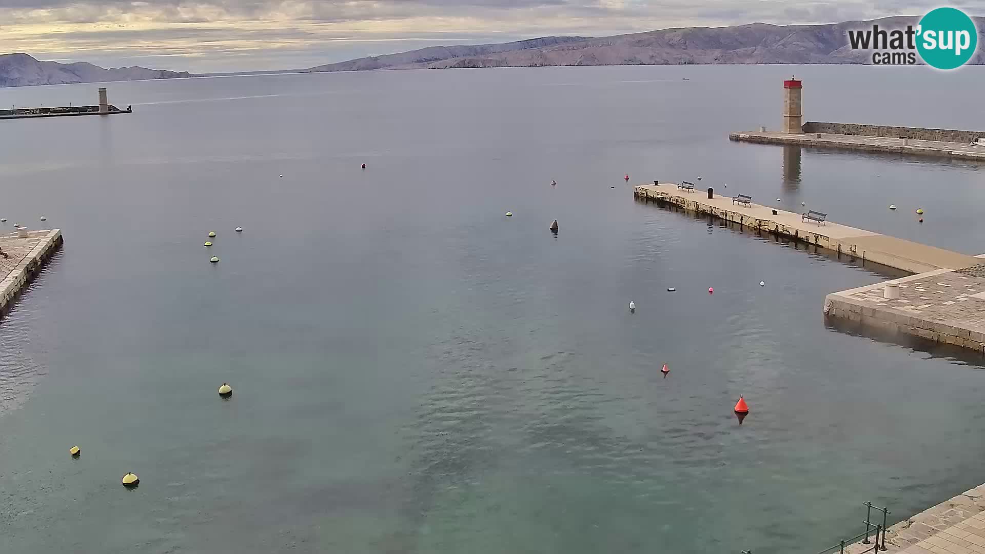 Senj Spletna kamera – pogled na obalo Senja