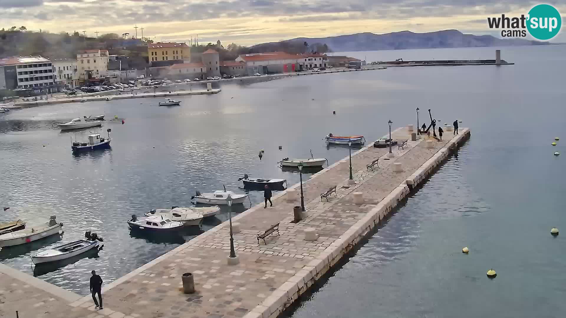 Webcam Segna – Panorama dell’lungomare di Senj