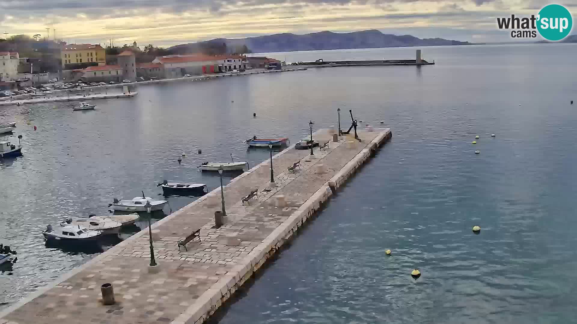 Senj Spletna kamera – pogled na obalo Senja