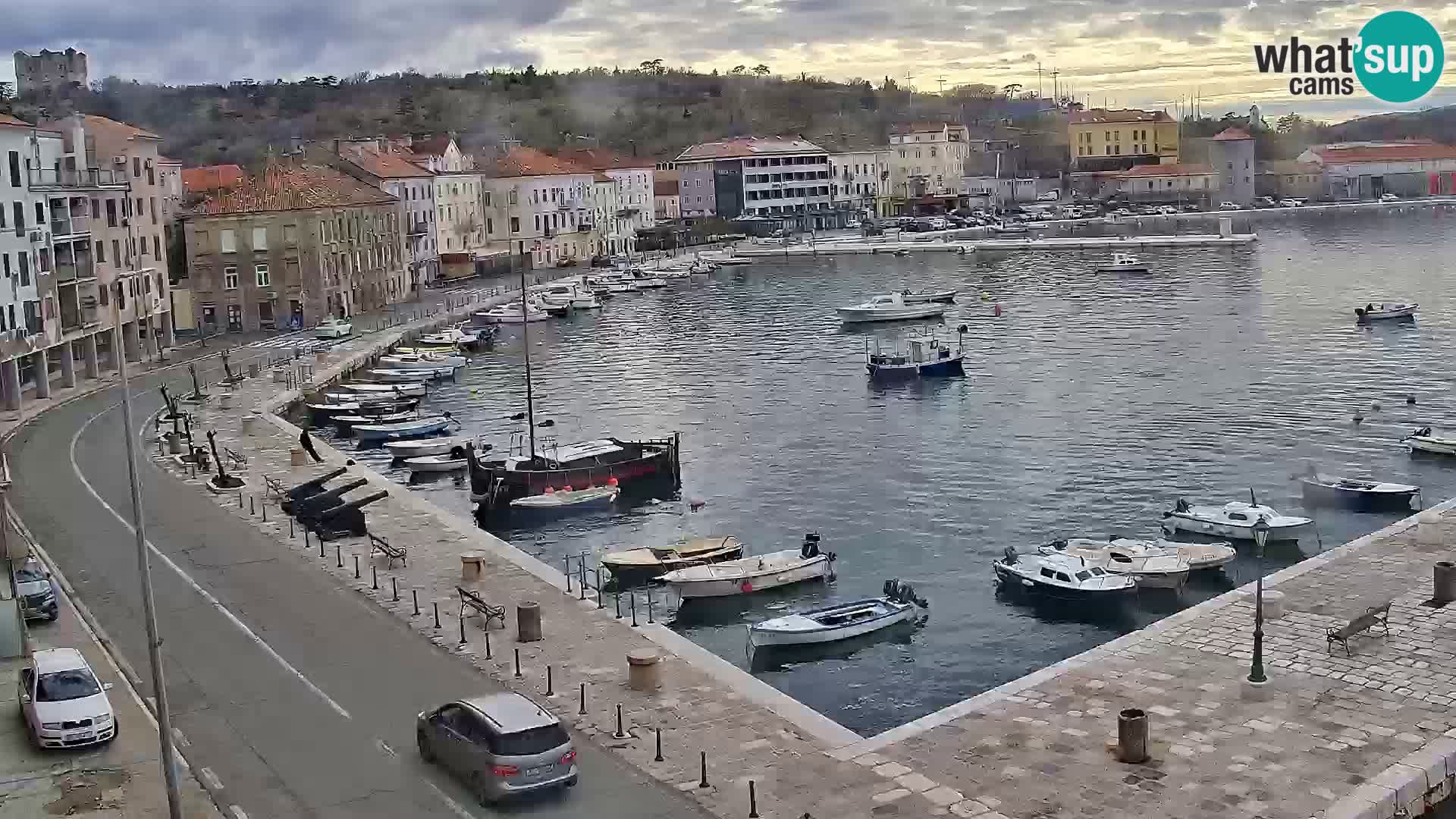 Senj Webcam – Panoramic view of Senj riva