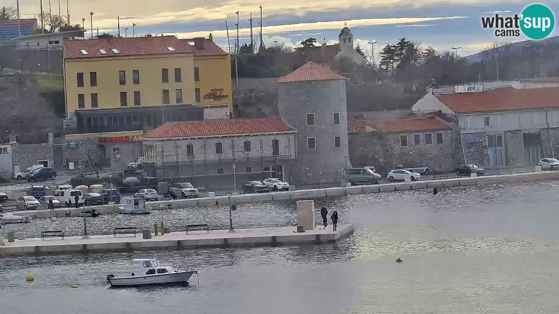Senj Webcam – Panoramic view of Senj riva