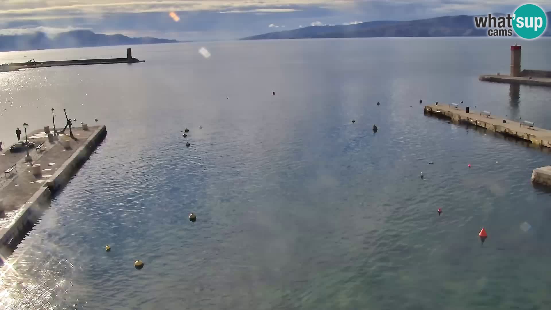 Senj Spletna kamera – pogled na obalo Senja