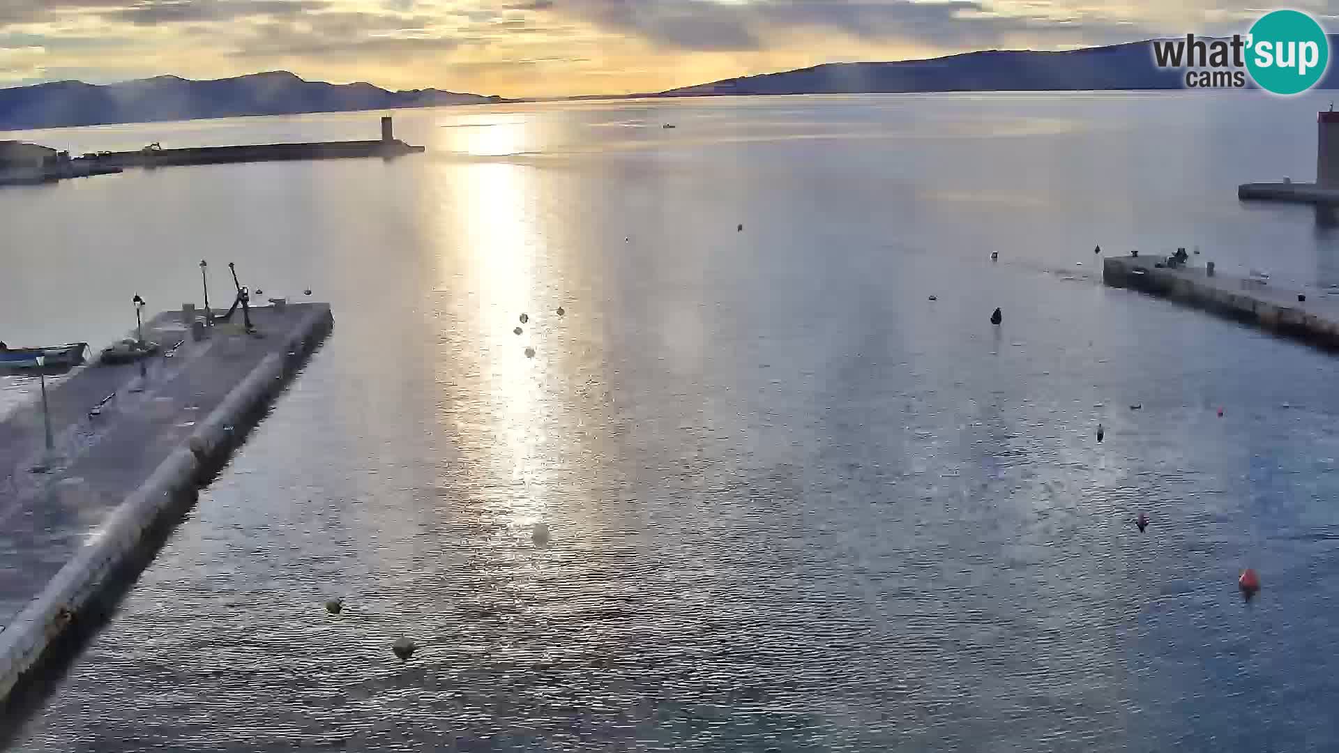 Senj Webcam – Panoramic view of Senj riva