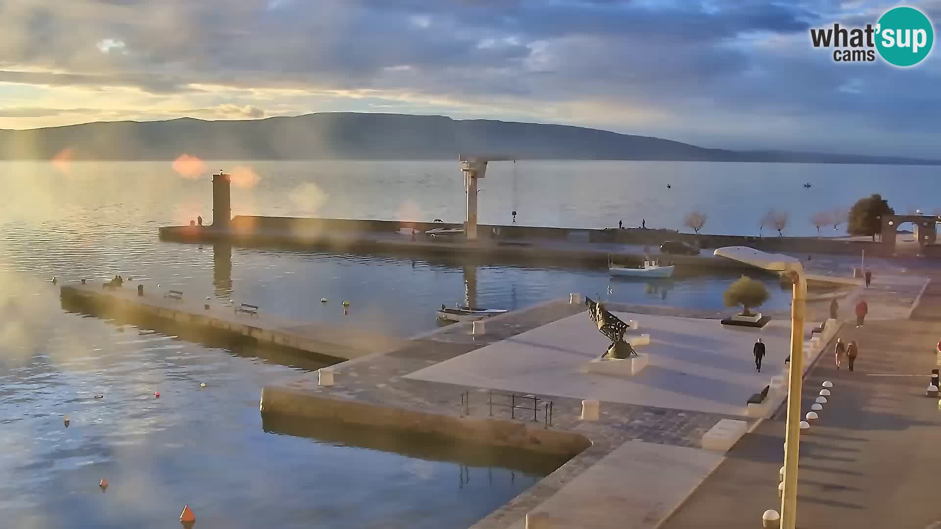 Webcam Segna – Panorama dell’lungomare di Senj