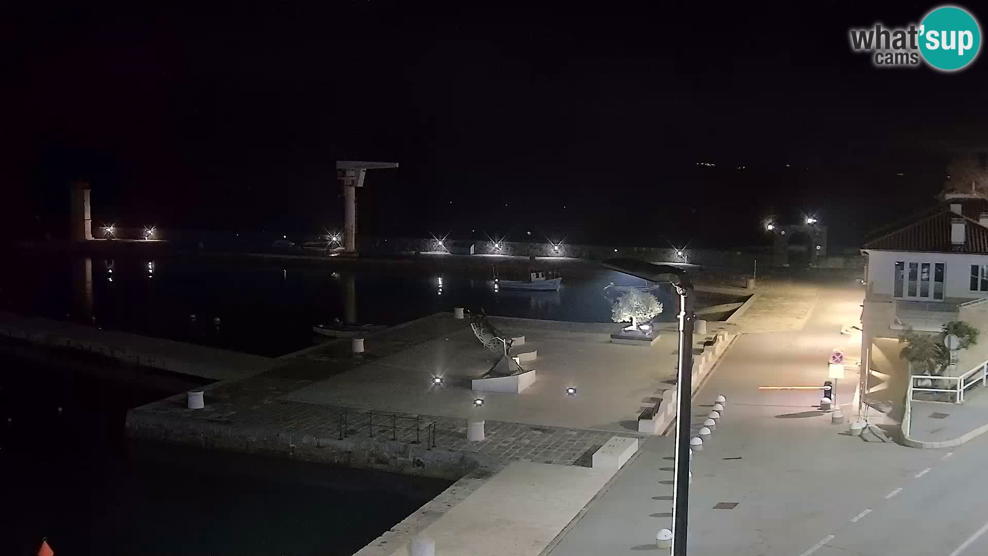 Kamera u živo Senj – Panoramski pogled na senjsku rivu