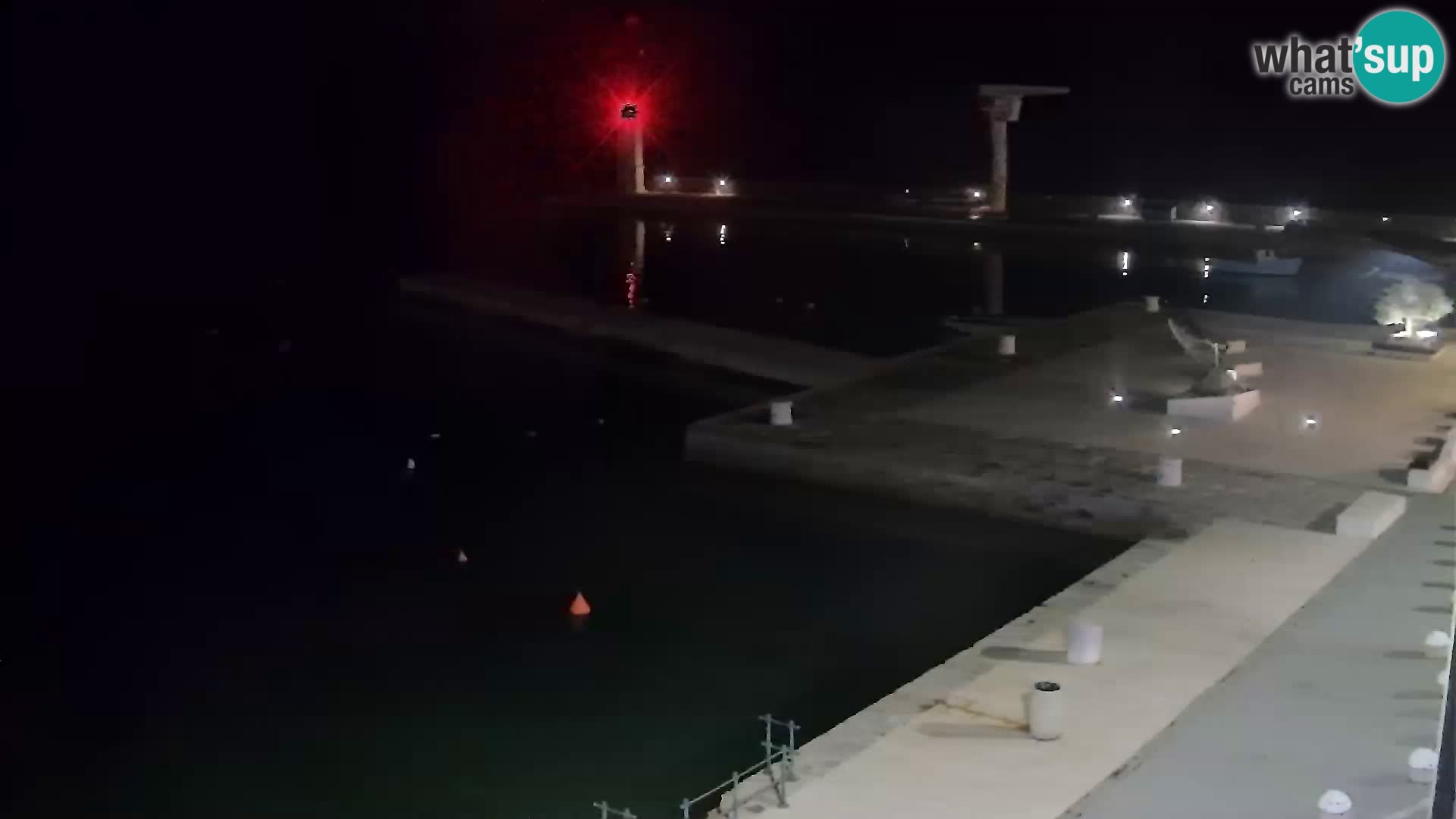 Webcam Segna – Panorama dell’lungomare di Senj