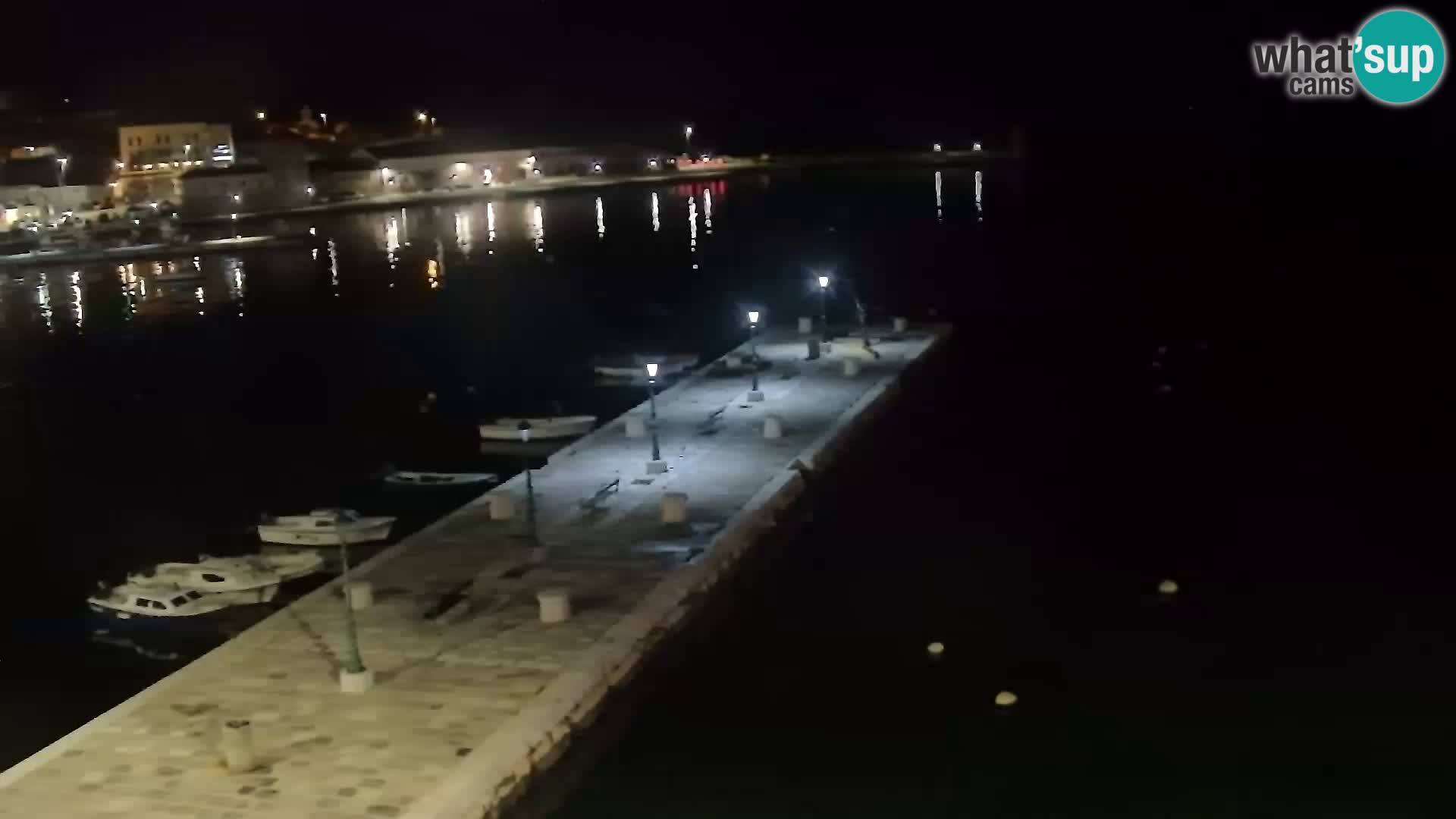 Kamera u živo Senj – Panoramski pogled na senjsku rivu