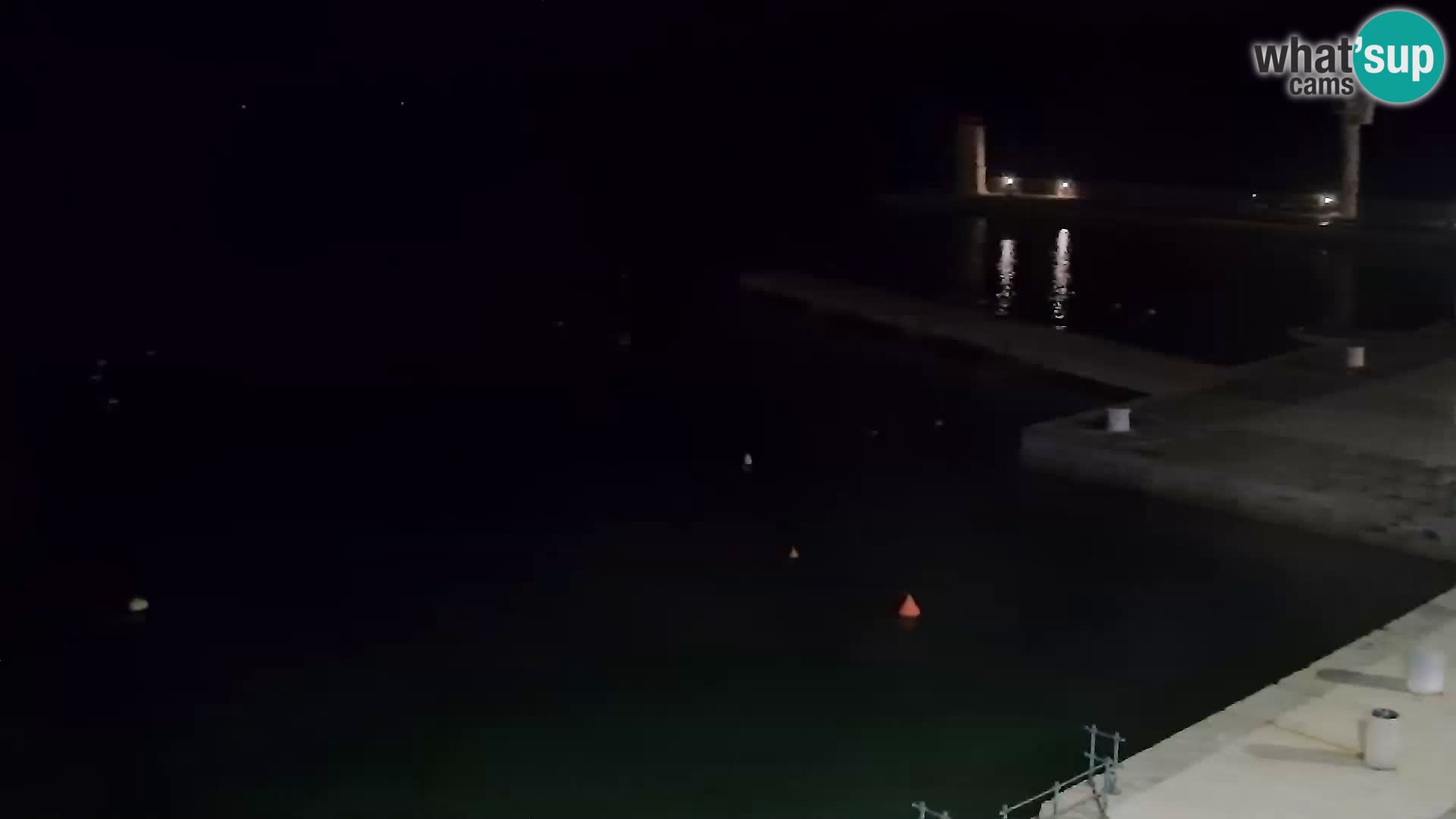 Webcam Senj – Panoramablick auf die Riva Senj