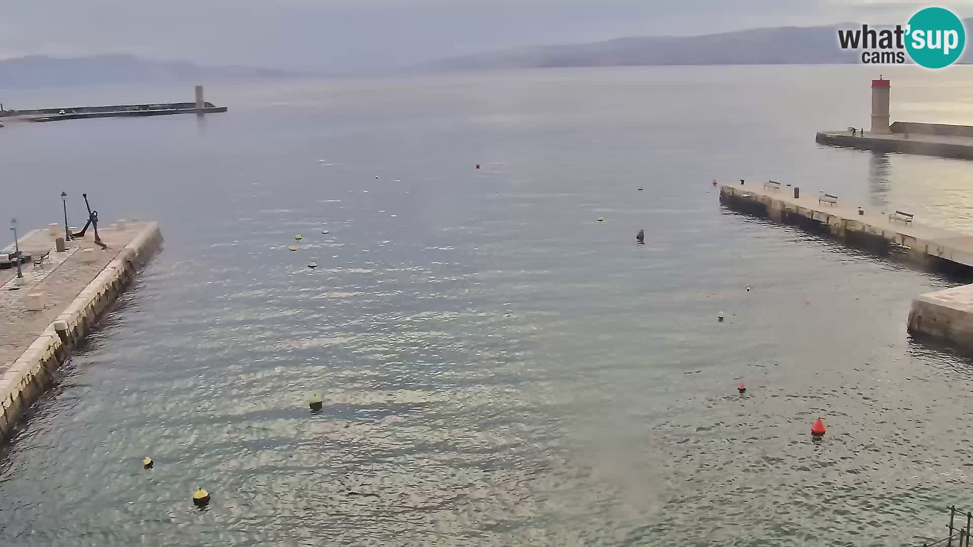 Kamera u živo Senj – Panoramski pogled na senjsku rivu