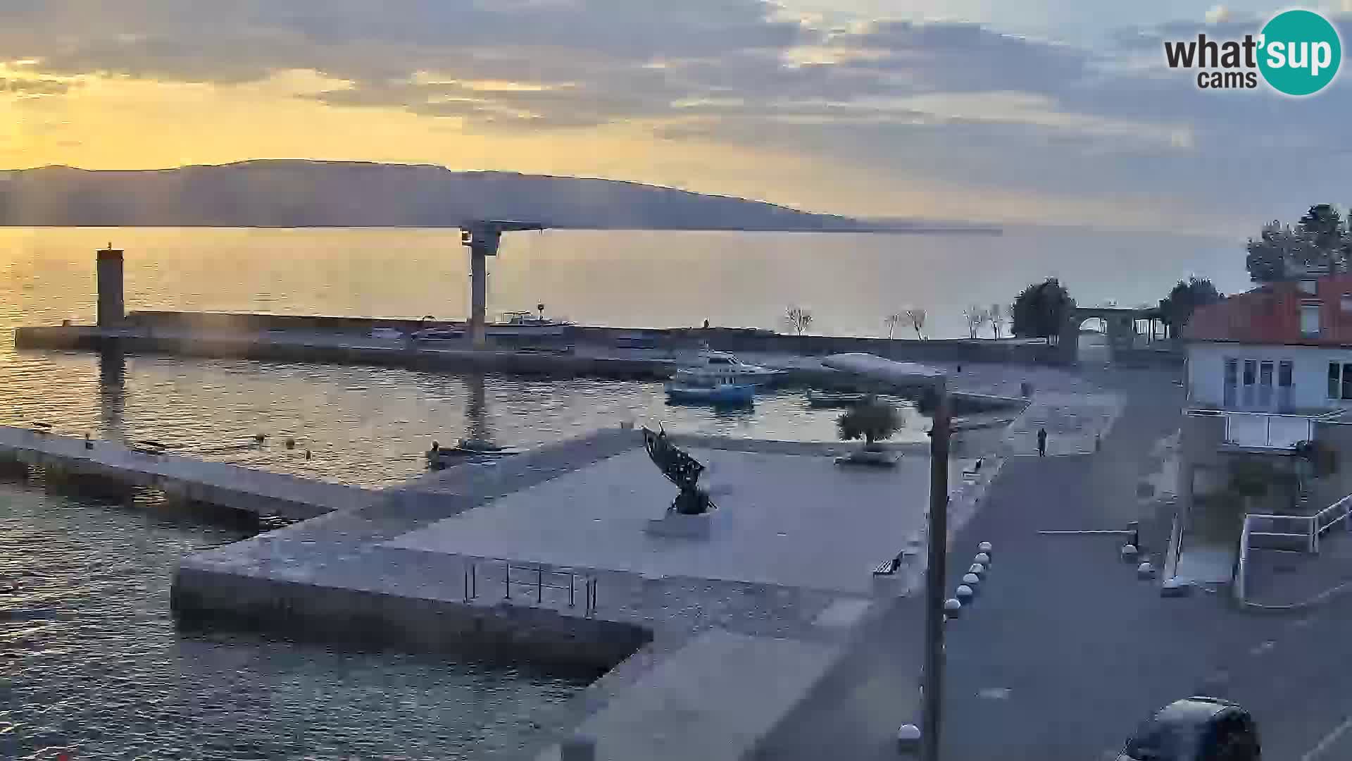 Senj Webcam – Panoramic view of Senj riva