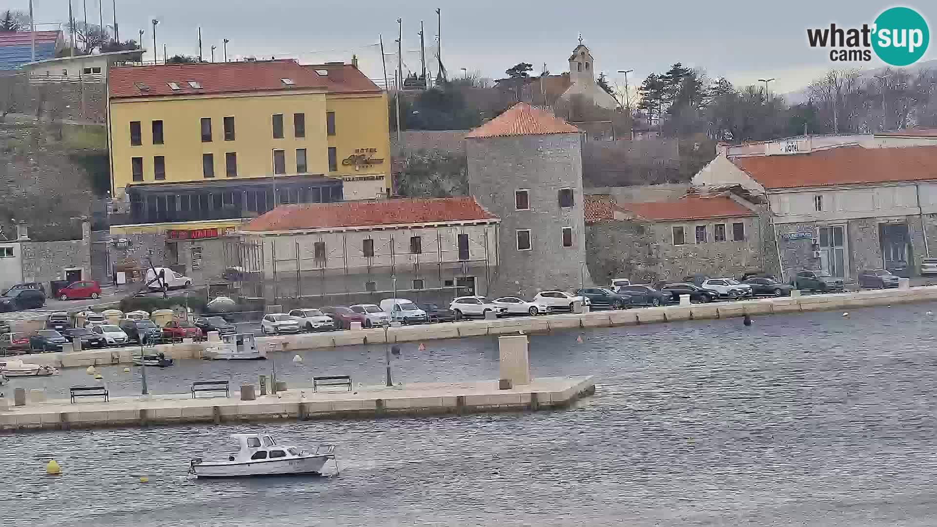 Webcam Segna – Panorama dell’lungomare di Senj