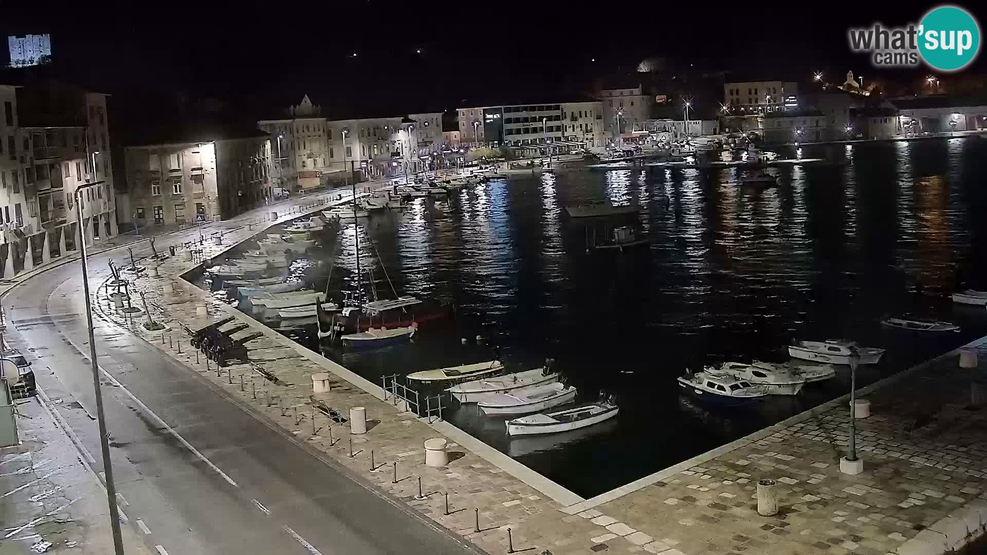 Senj Spletna kamera – pogled na obalo Senja