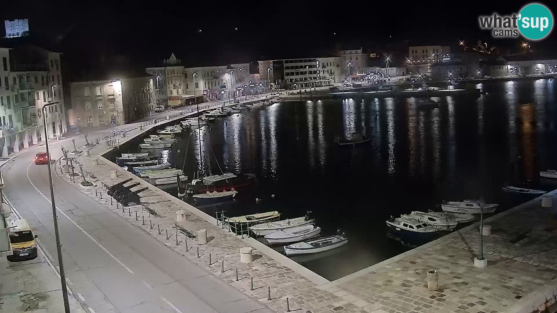 Senj camera en vivo – Vista panorámica de Senj riva