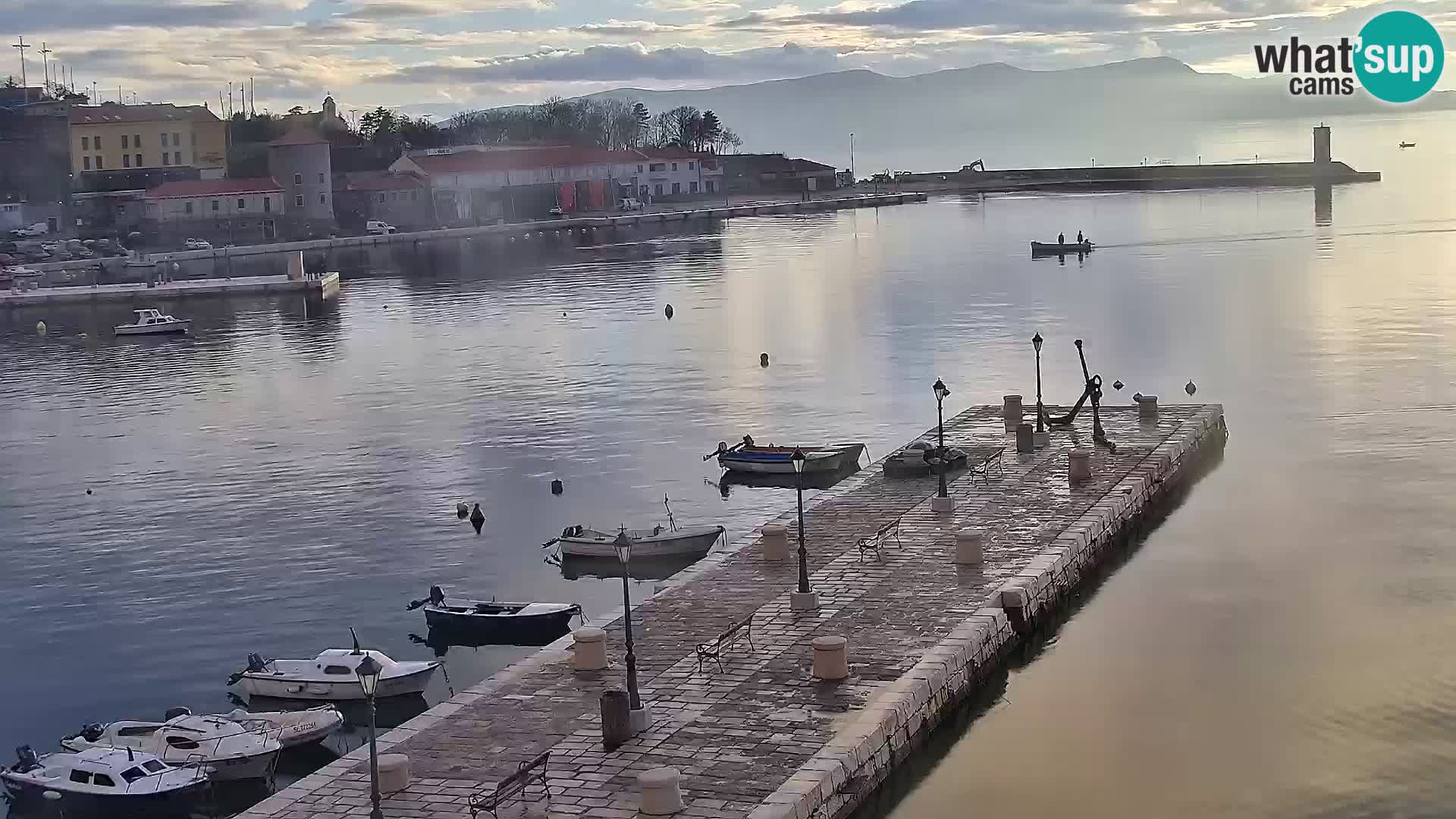Webcam Segna – Panorama dell’lungomare di Senj