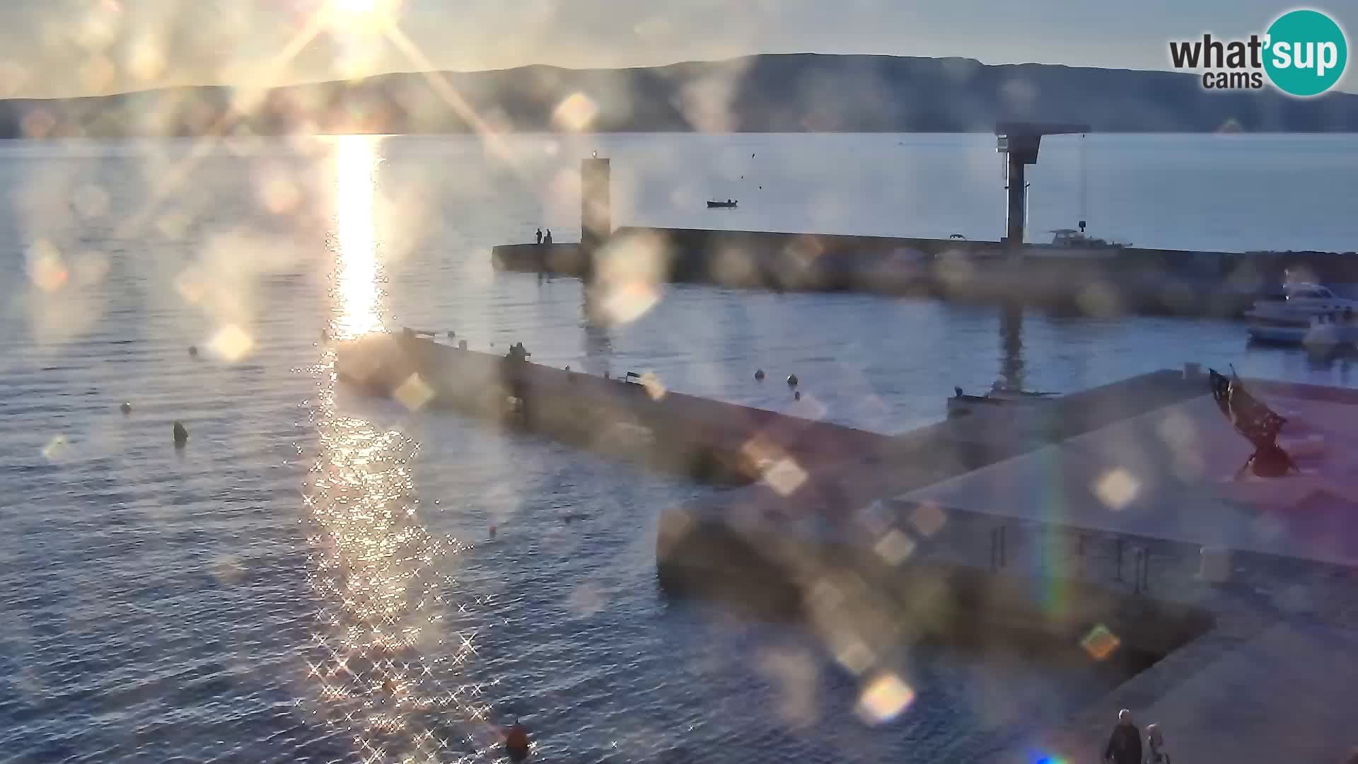 Senj camera en vivo – Vista panorámica de Senj riva