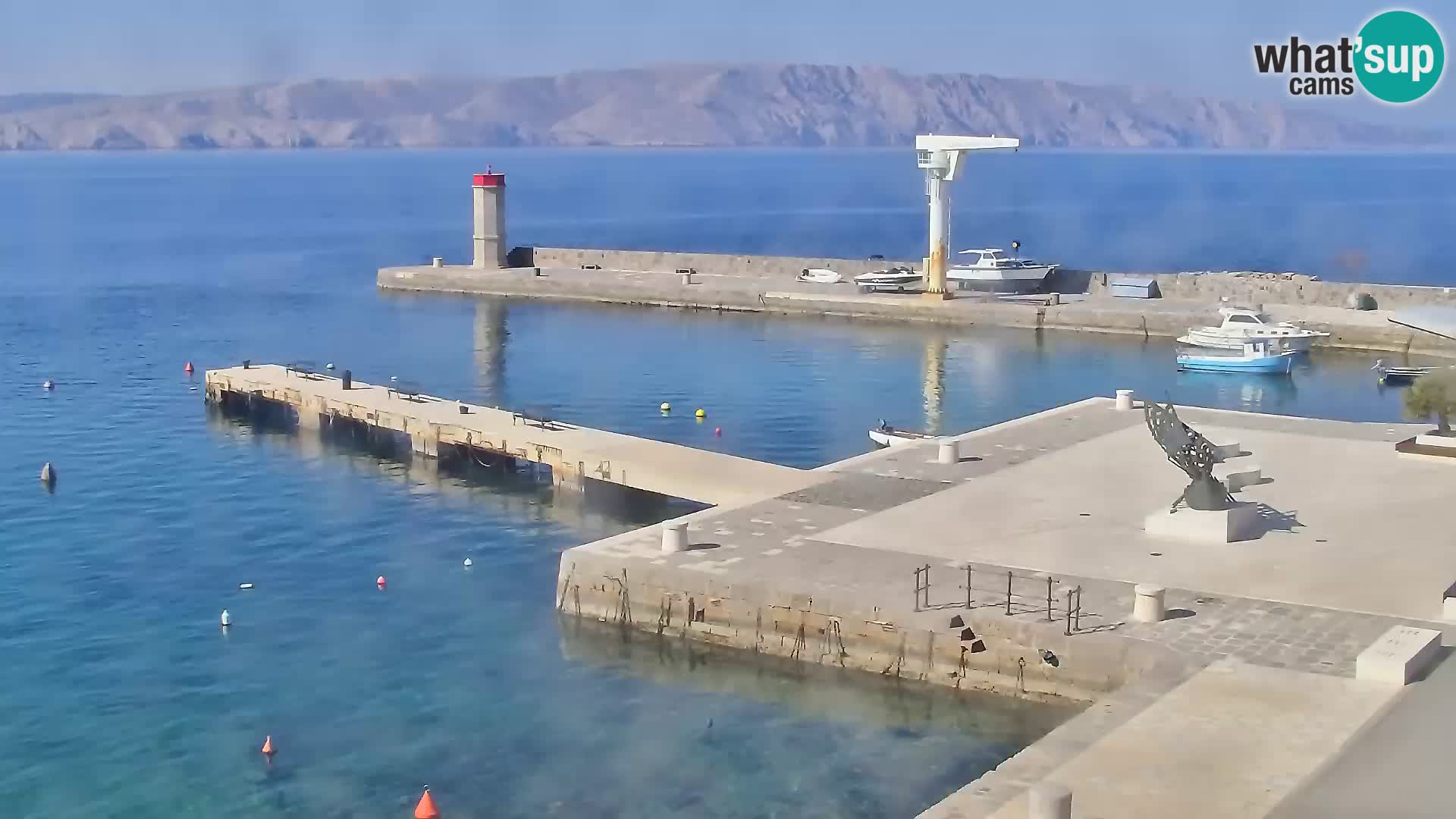 Kamera u živo Senj – Panoramski pogled na senjsku rivu