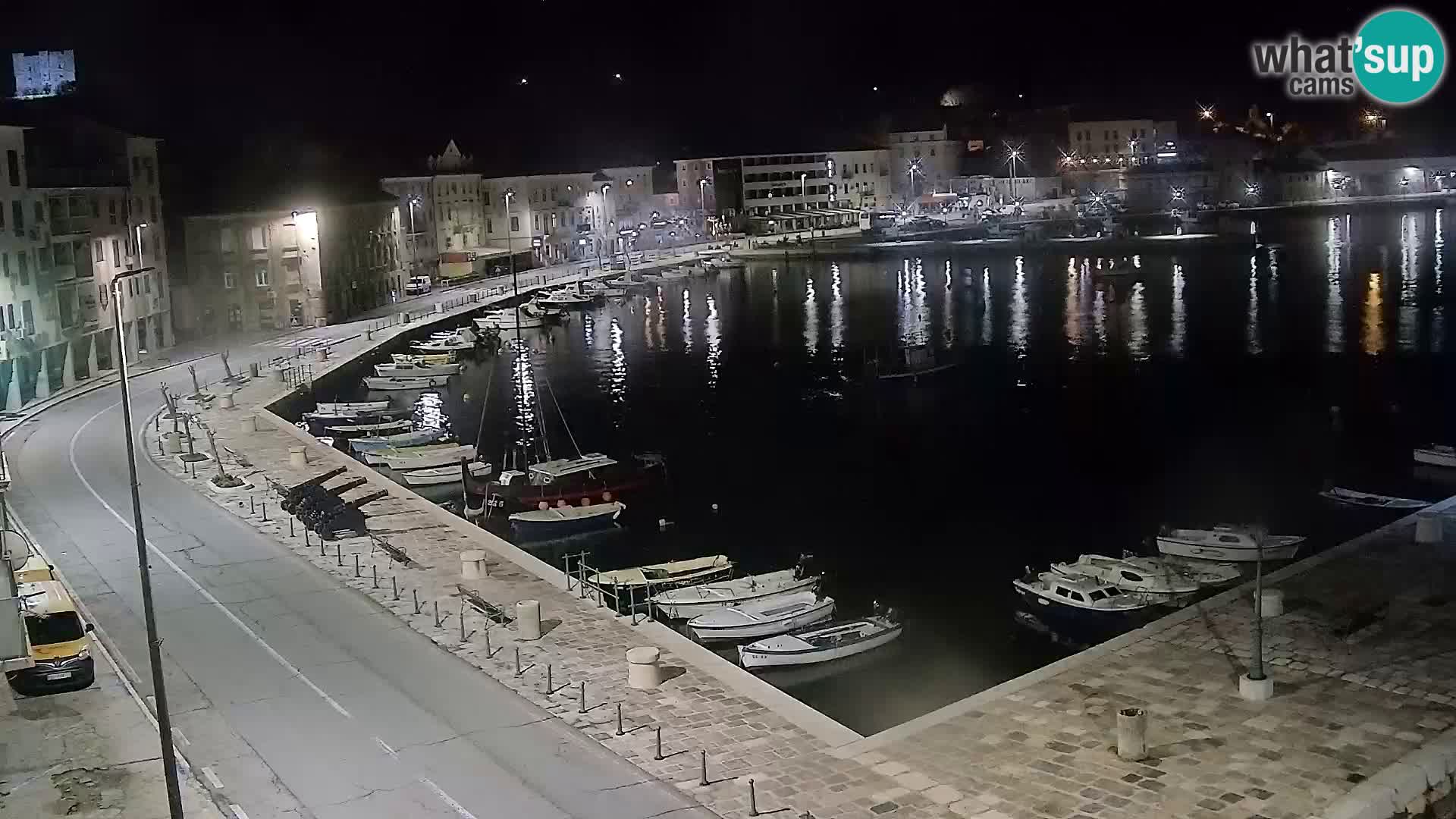 Senj Spletna kamera – pogled na obalo Senja