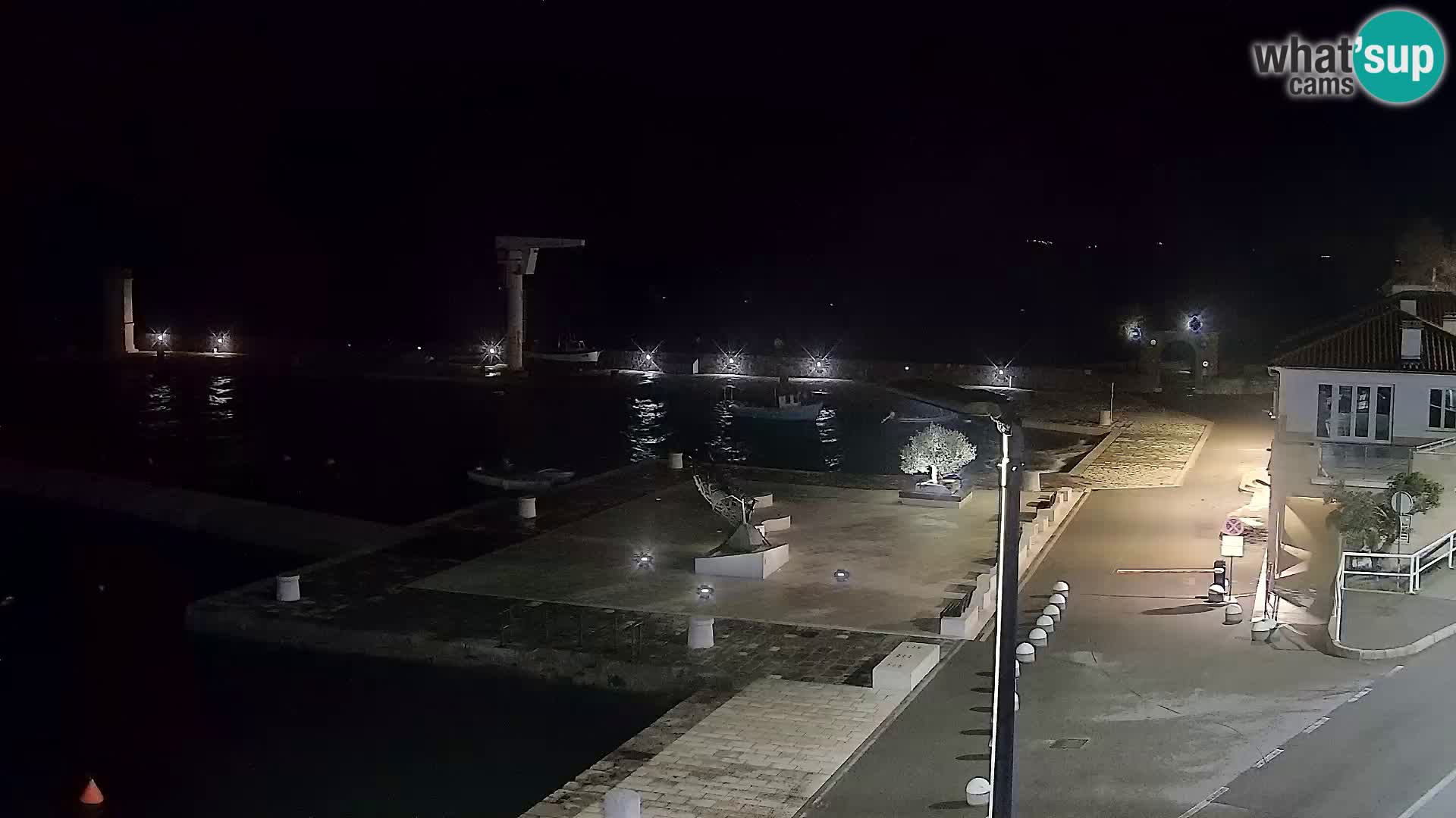 Senj camera en vivo – Vista panorámica de Senj riva