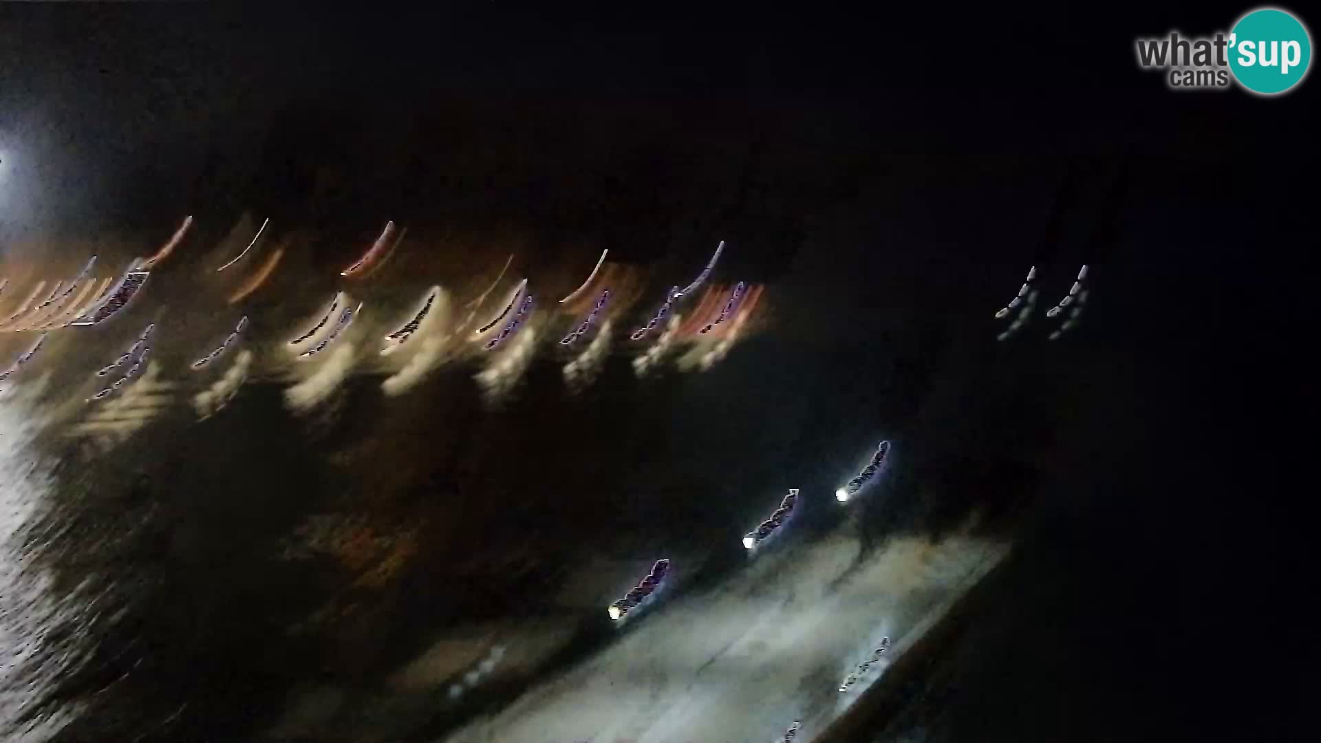 Webcam Senj – Panoramablick auf die Riva Senj