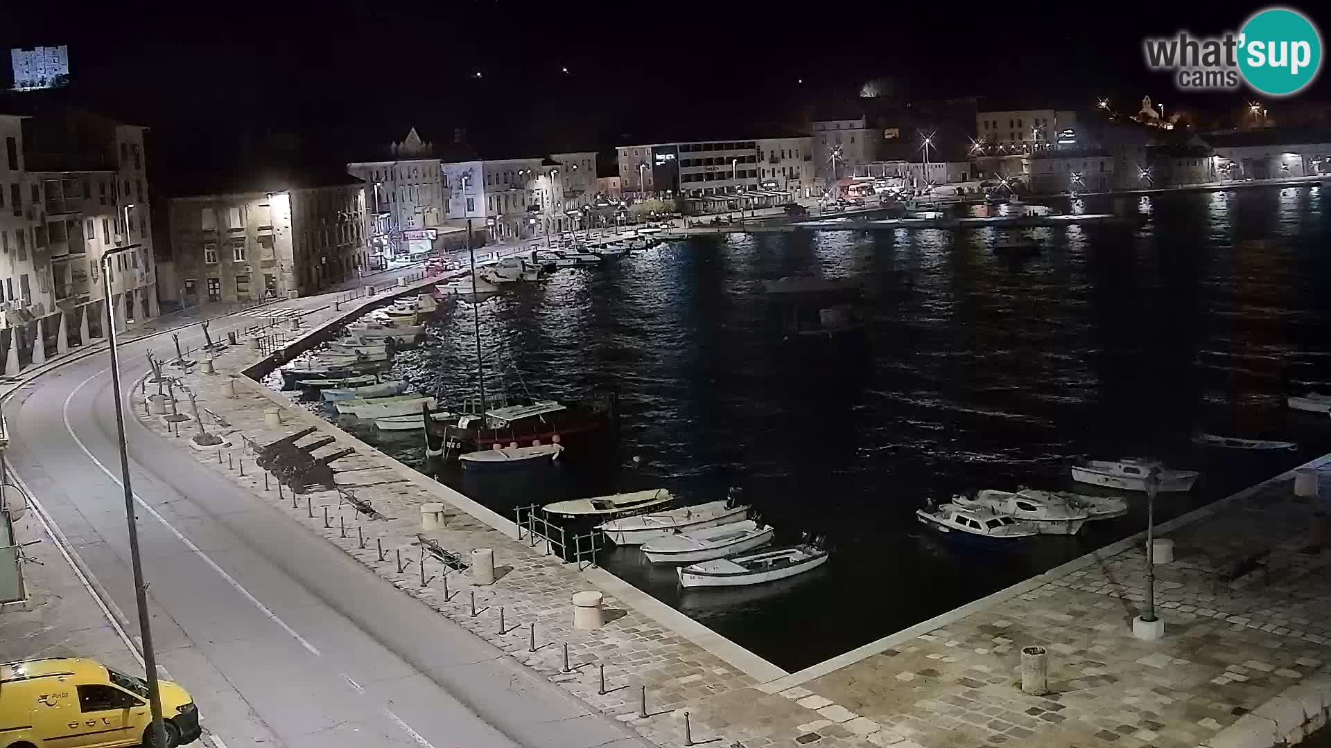 Kamera u živo Senj – Panoramski pogled na senjsku rivu