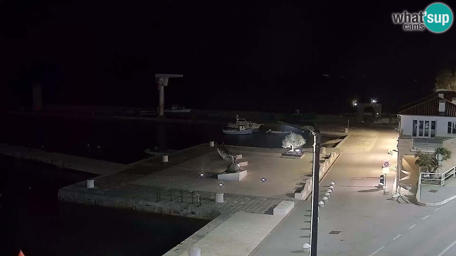 Senj Spletna kamera – pogled na obalo Senja