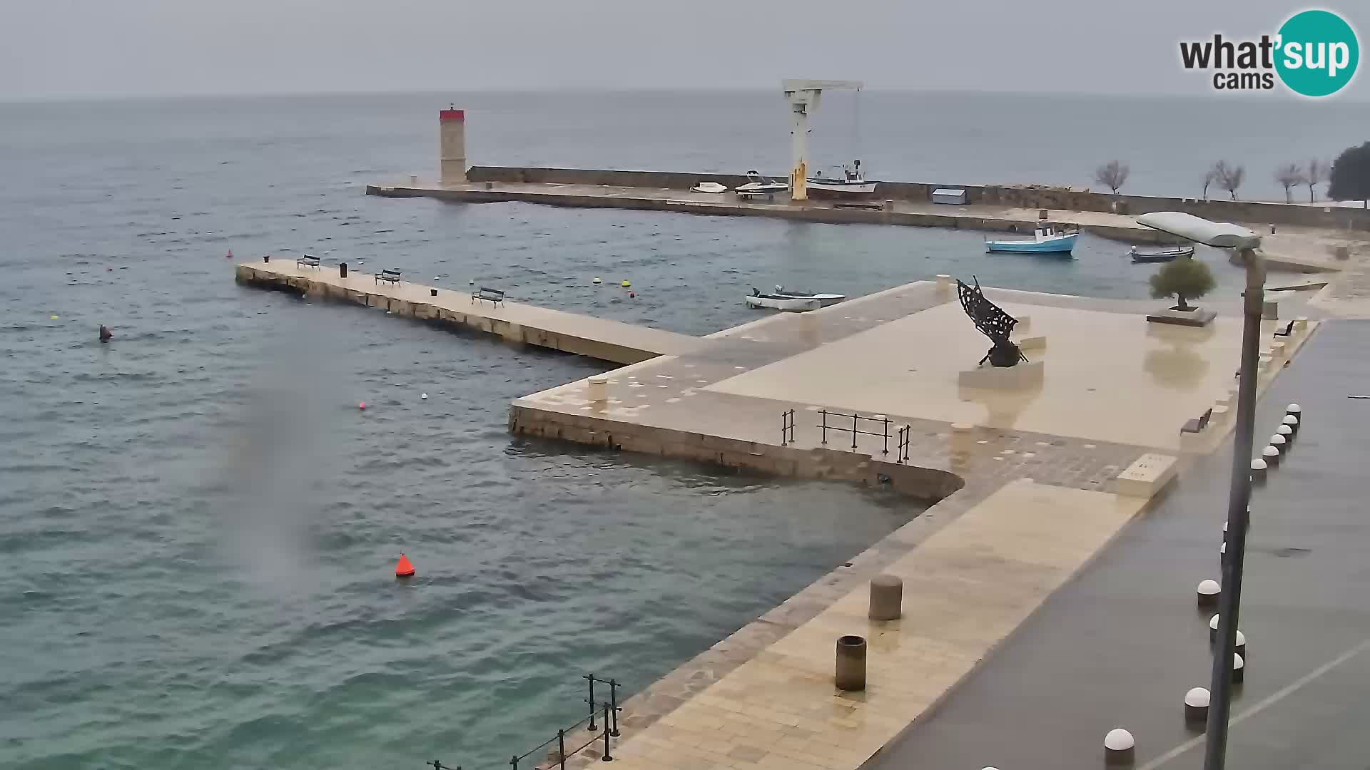 Senj Webcam – Panoramic view of Senj riva