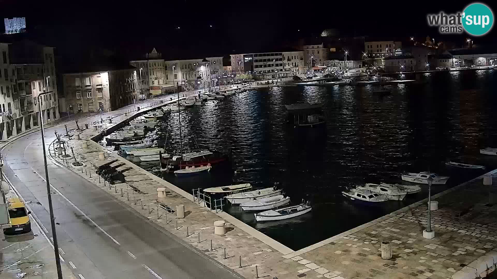 Senj camera en vivo – Vista panorámica de Senj riva