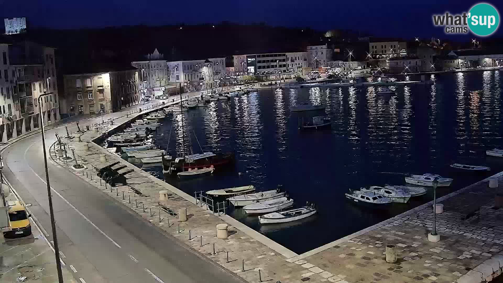 Senj camera en vivo – Vista panorámica de Senj riva