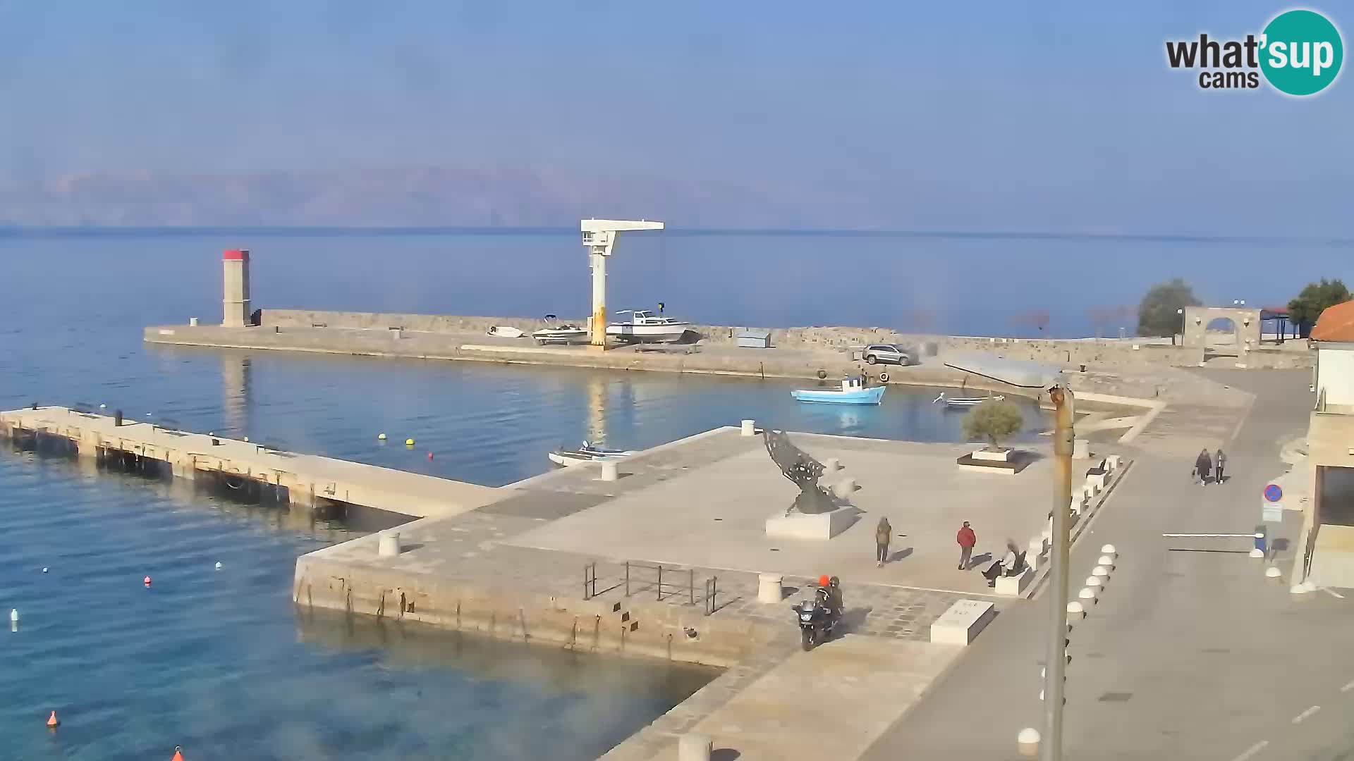 Senj Webcam – Panoramic view of Senj riva