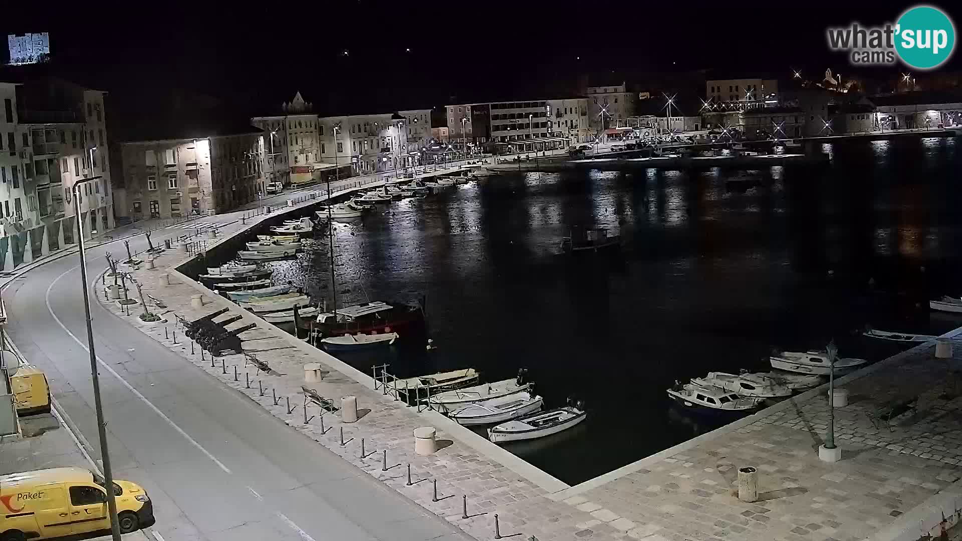 Senj Webcam – Panoramic view of Senj riva