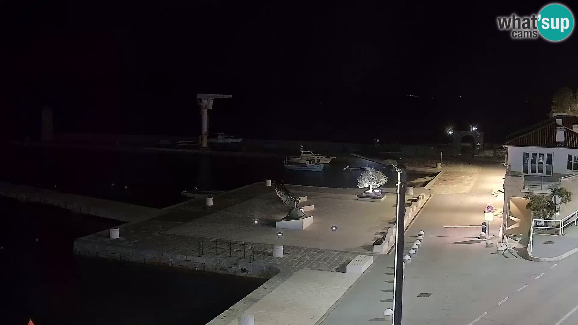 Kamera u živo Senj – Panoramski pogled na senjsku rivu